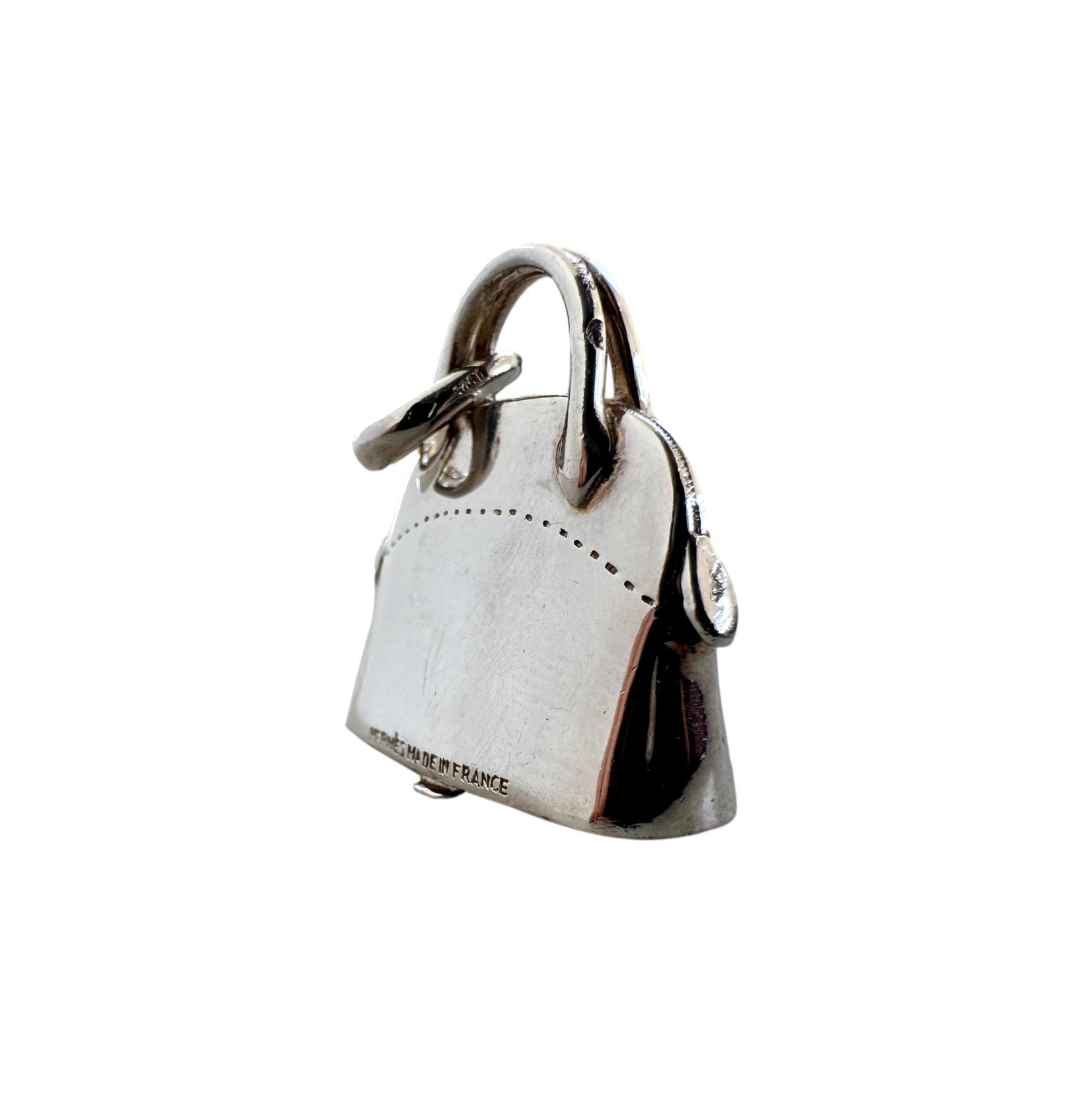 Silver Bag Pill Box