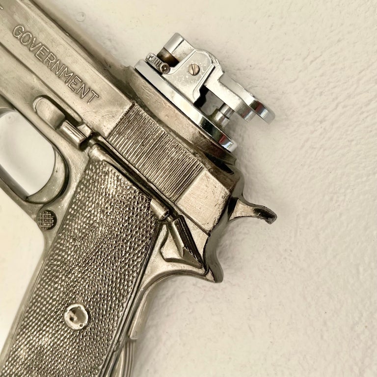 Vintage Colt Government Handgun Lighter, 1980s Japan