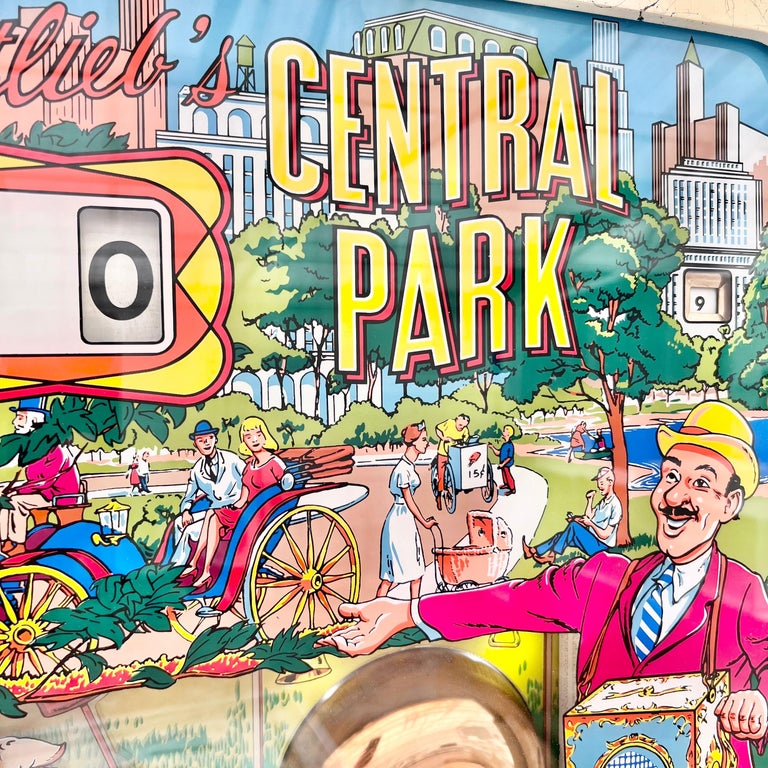 Central Park Pinball Machine, 1966 USA