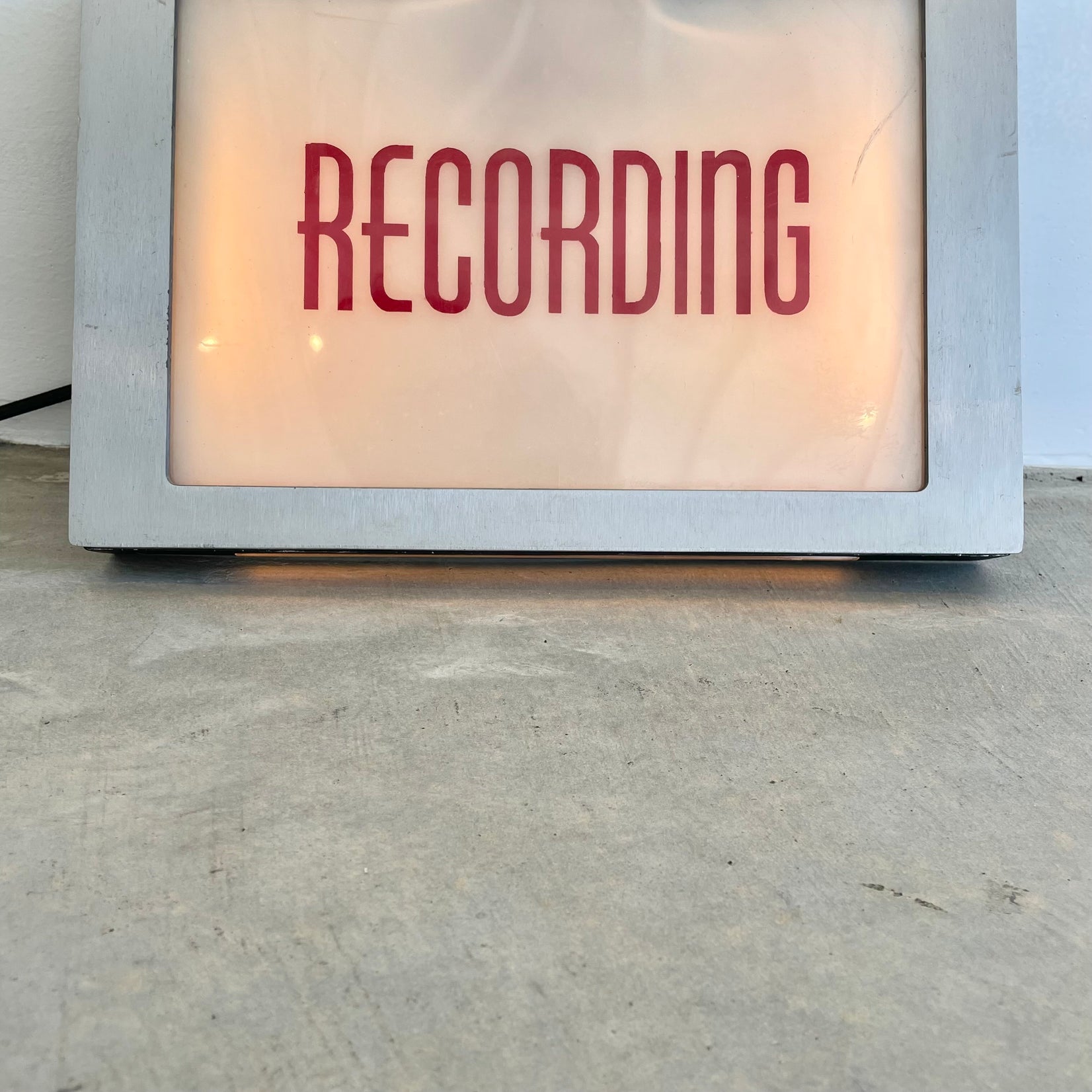 Vintage 'Recording' Studio Light