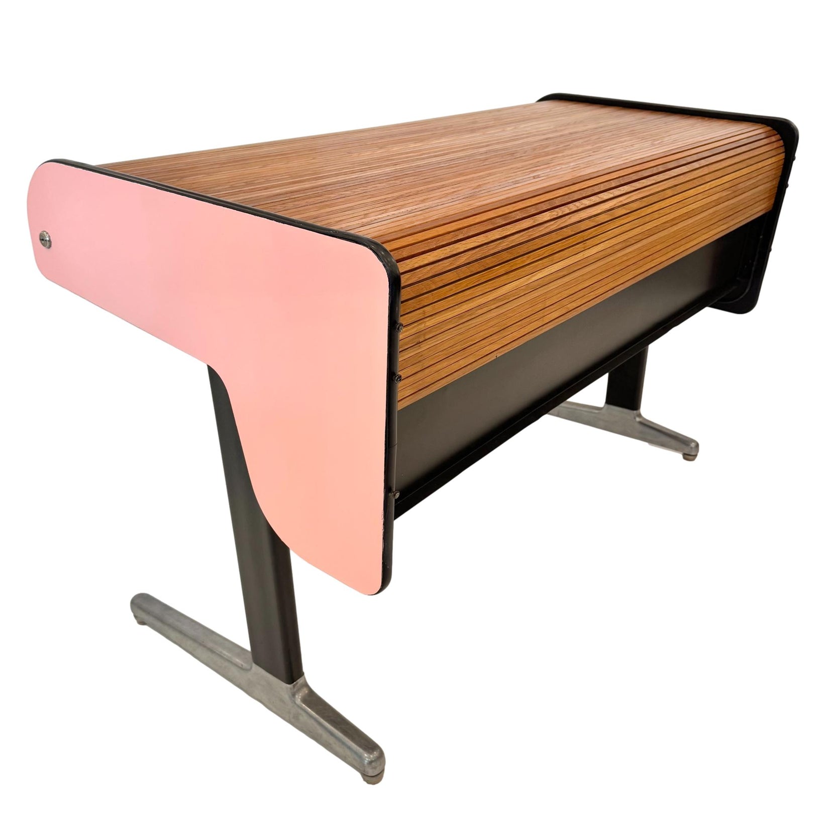 Pink Roll Top 'Action' Desk