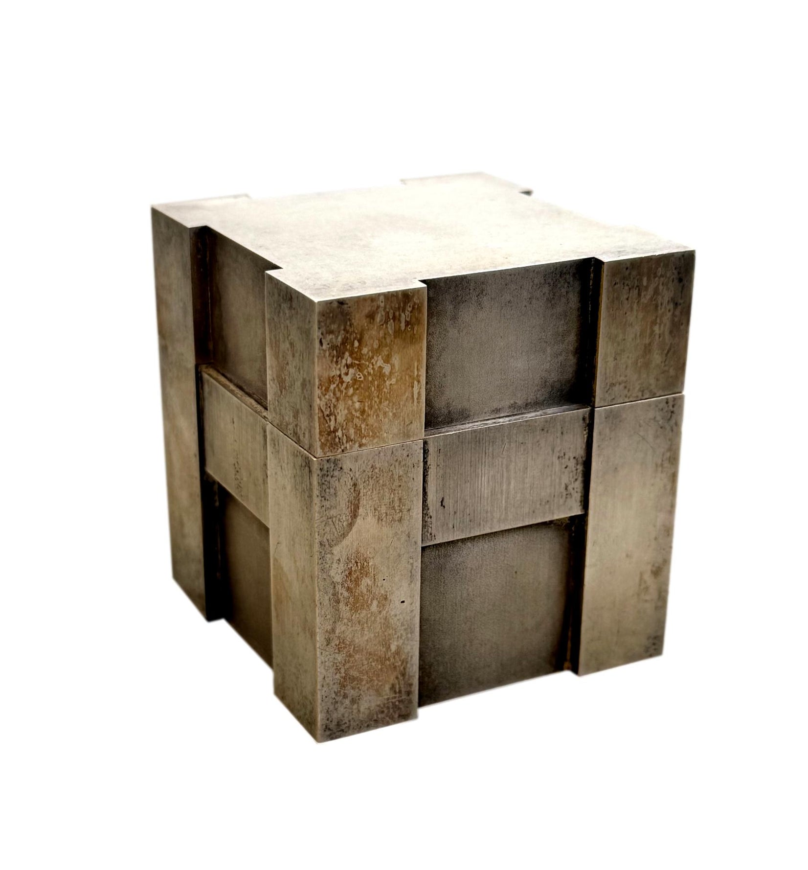 Silver Cube Lighter