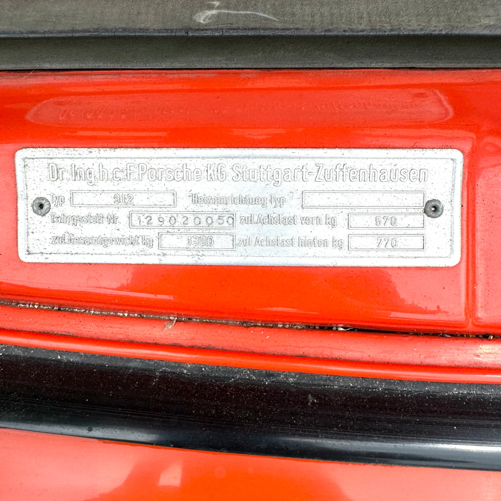 Tangerine Porsche 912