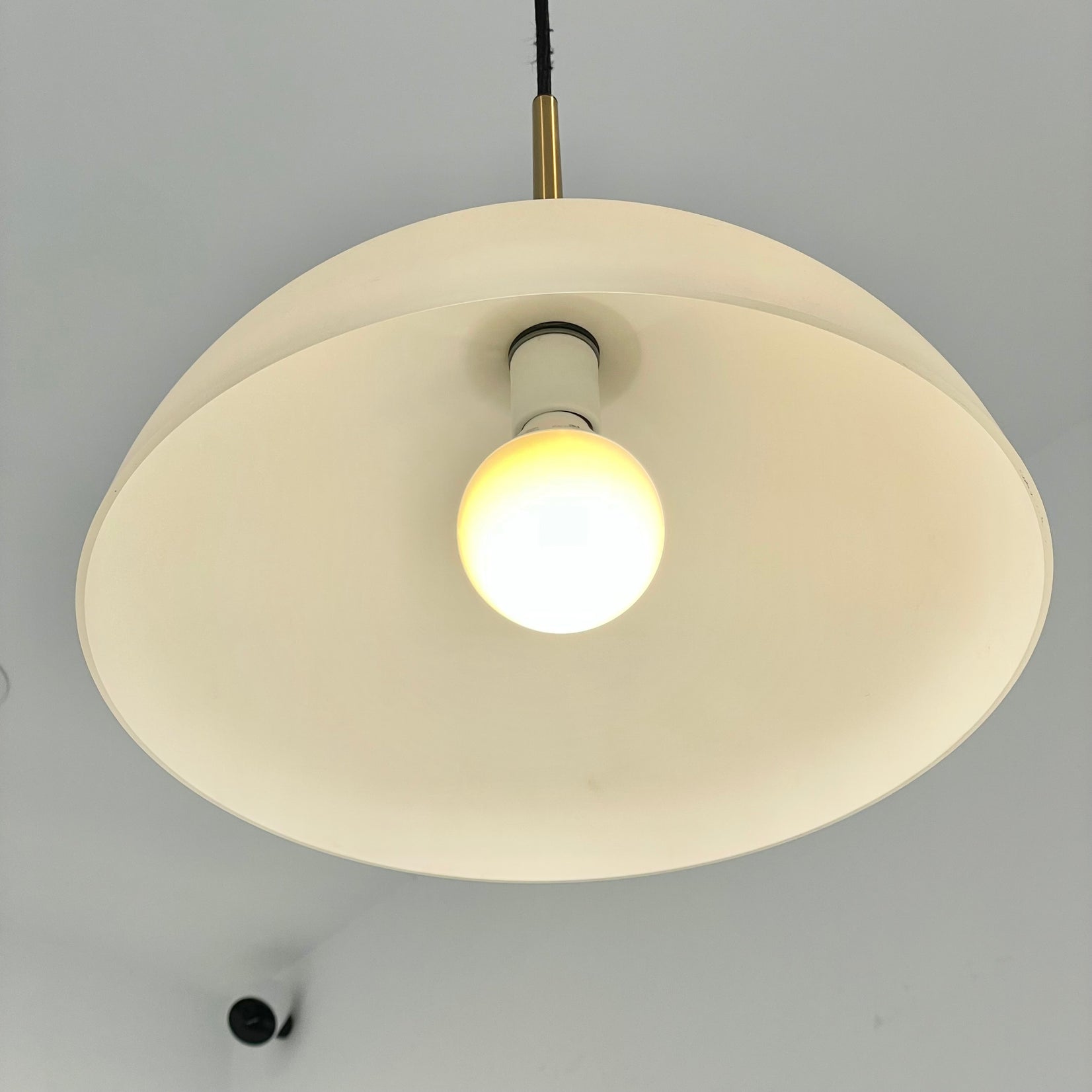 Florian Schulz Counter Balance Pendant with Frosted Glass Shade, Germany 1970s