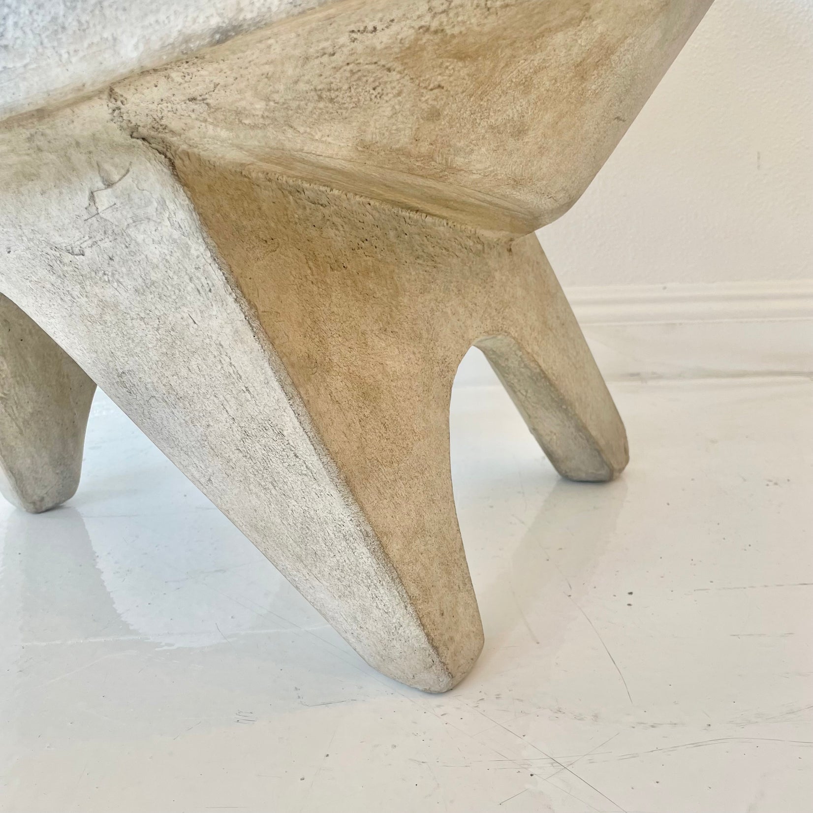 Sculptural Concrete Chair