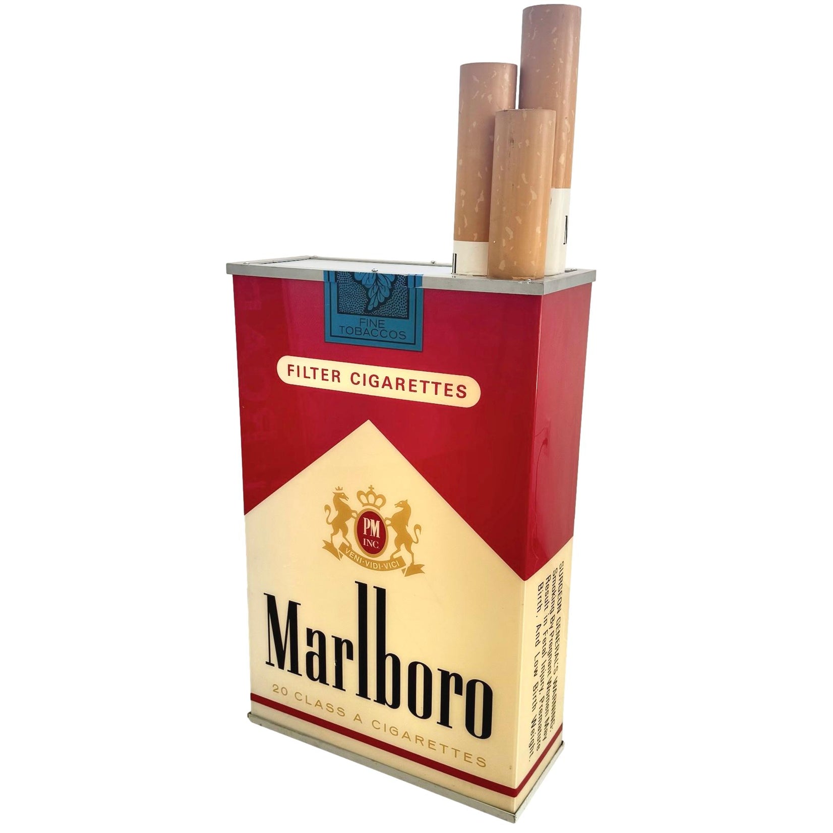 Double Sided Vintage Marlboro Light Up Cigarette Pack