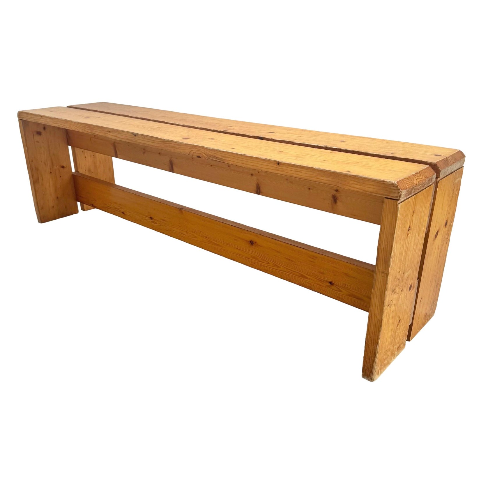 Pine Bench for Les Arcs