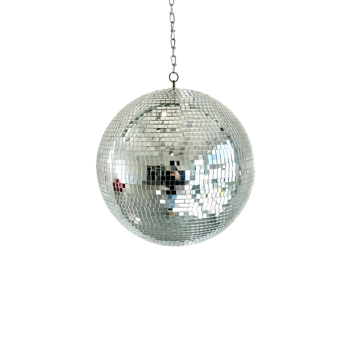 Large Mosaic Glass Disco Ball, 1970s USA