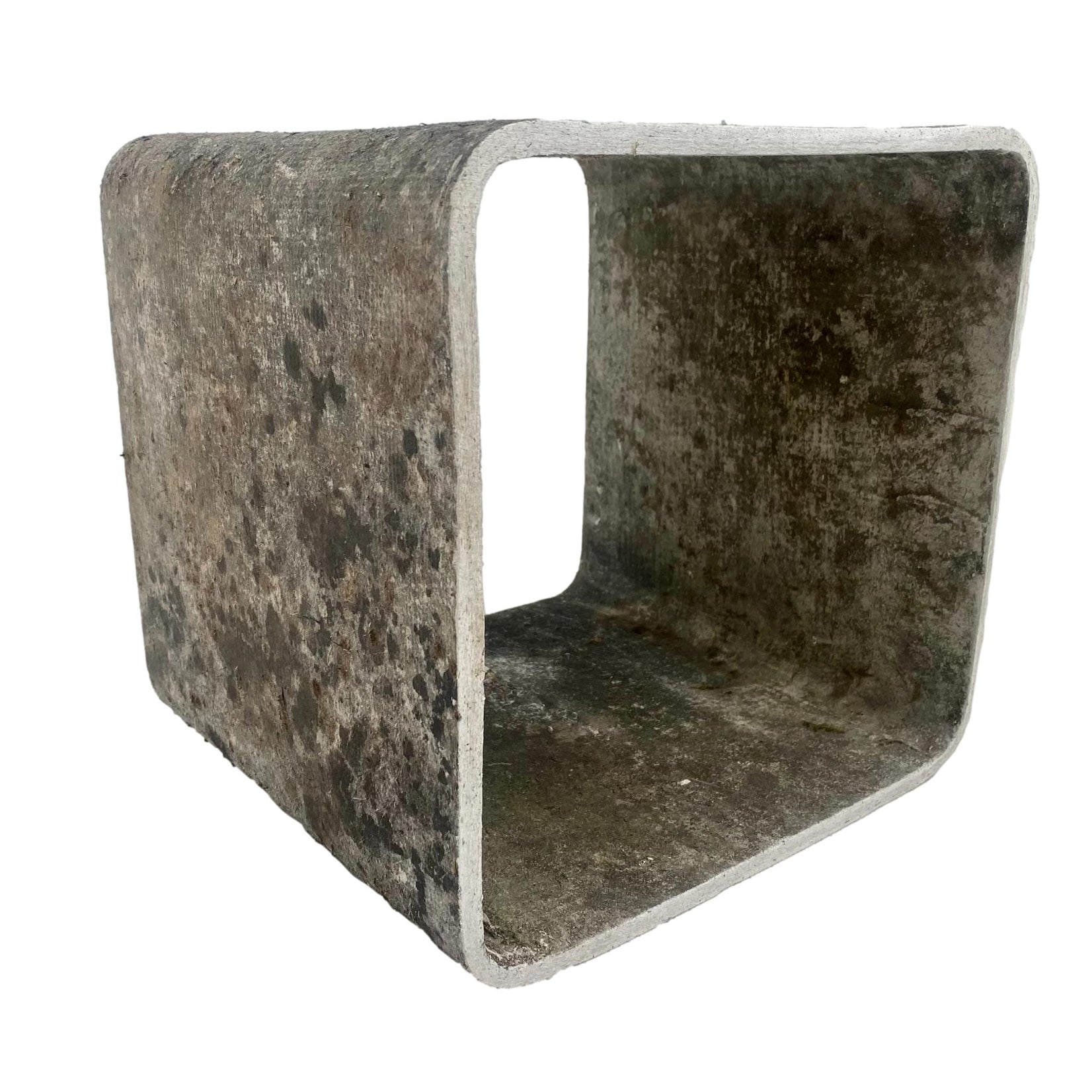 Willy Guhl Concrete Cube Side Table, 1960s Switzerland