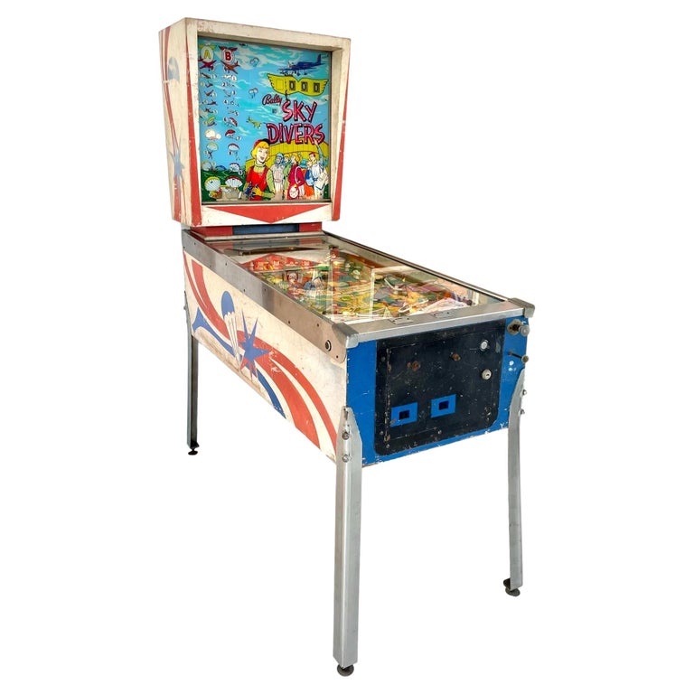 Sky Divers Pinball Arcade Game, 1964 USA
