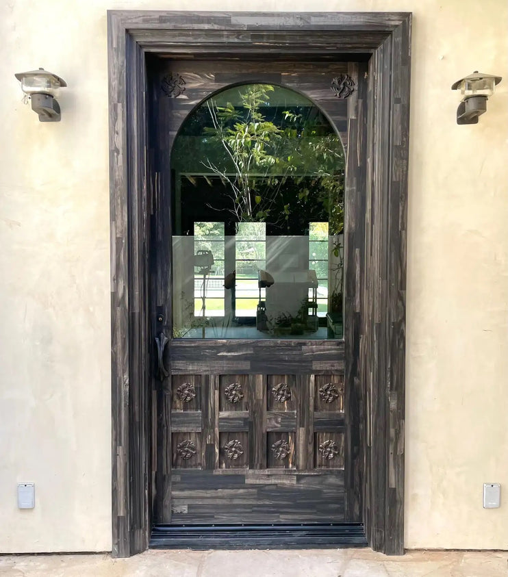 Monumental Custom Chrome Hearts Front Door