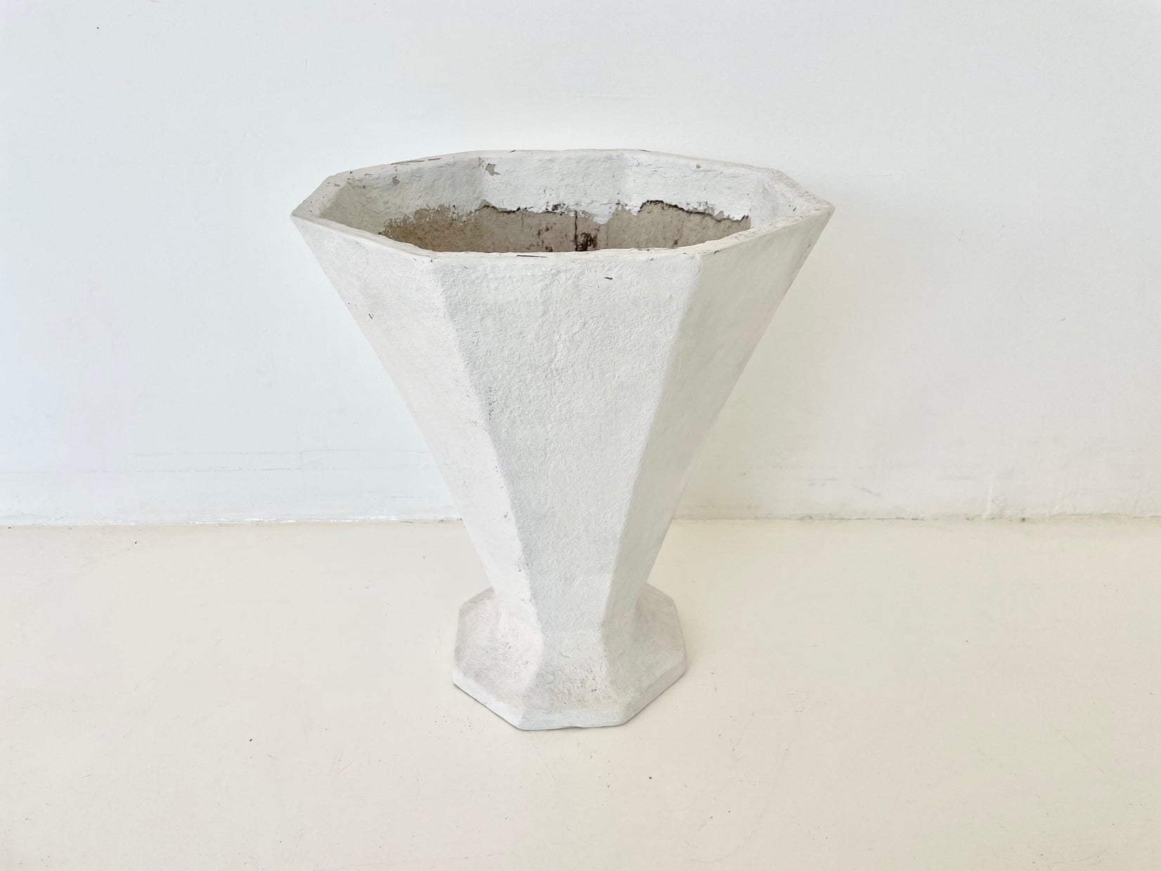 Willy Guhl Concrete Octagonal Vase
