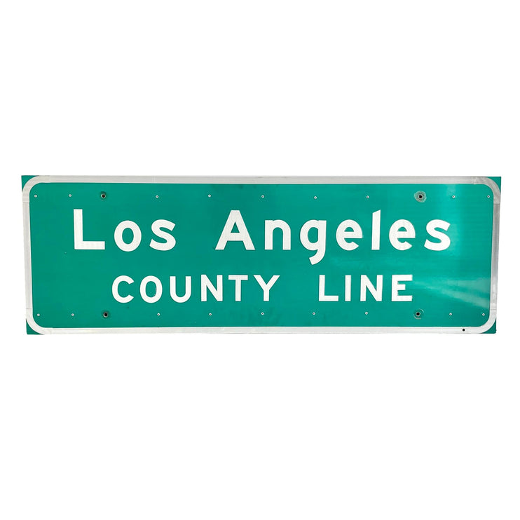 Los Angeles County Line Freeway Sign, 1990s USA