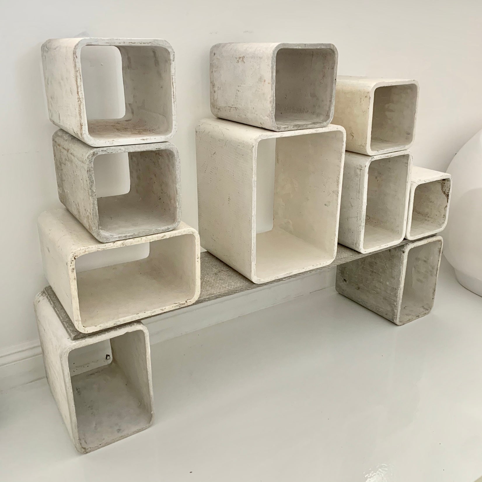 Willy Guhl Modular Concrete Bookcase