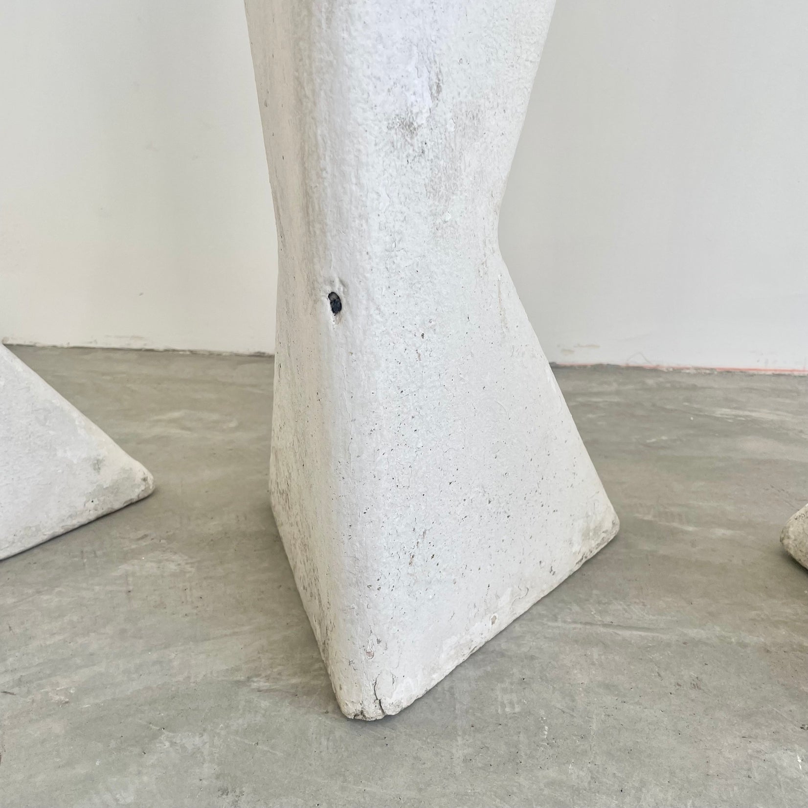 Set of 3 Sculptural Triangular Planters