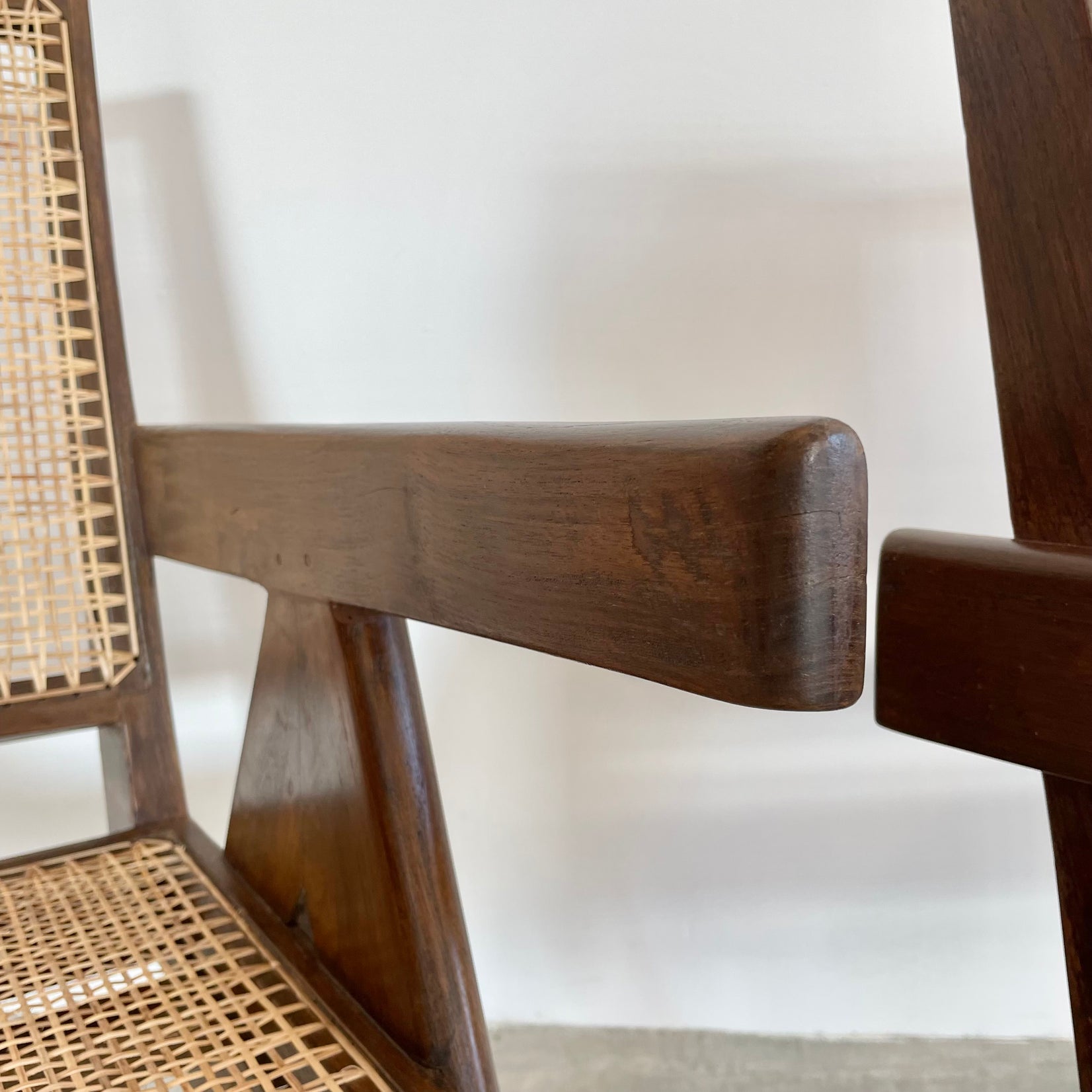 Pierre Jeanneret Easy Chairs, 1950s Chandigargh