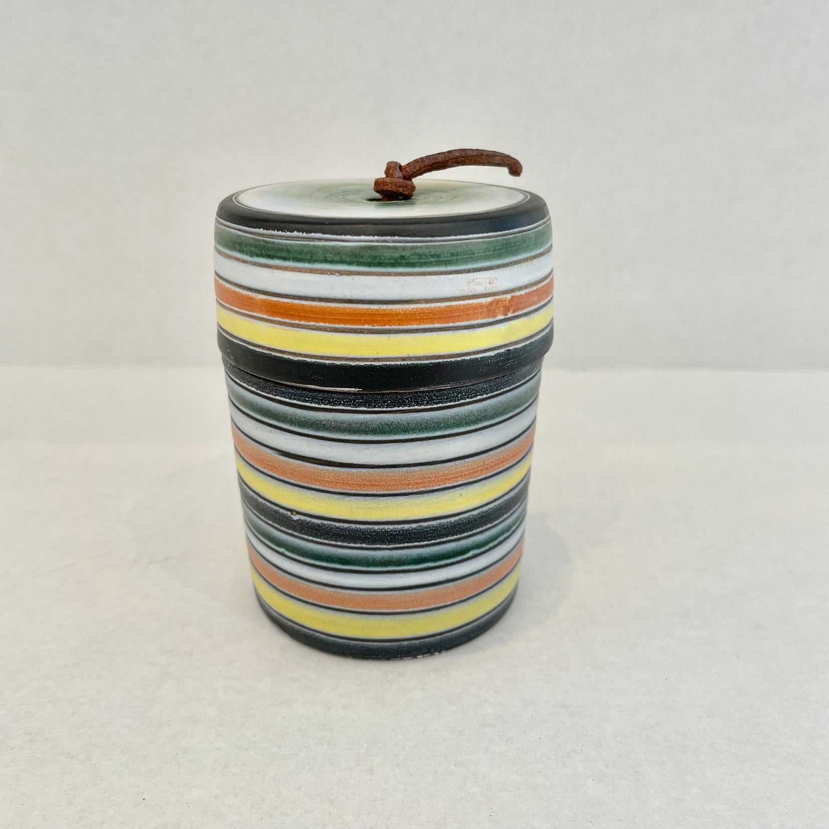 Raymor Ceramic Stash Jar, 1970s Italy