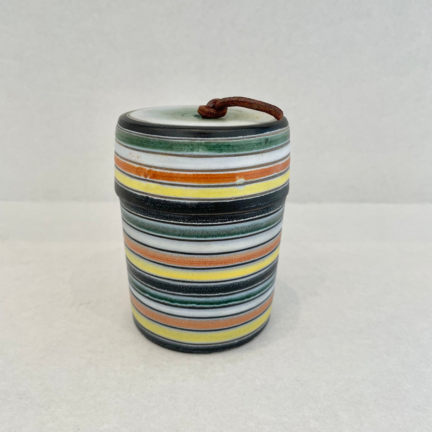 Raymor Ceramic Stash Jar, 1970s Italy