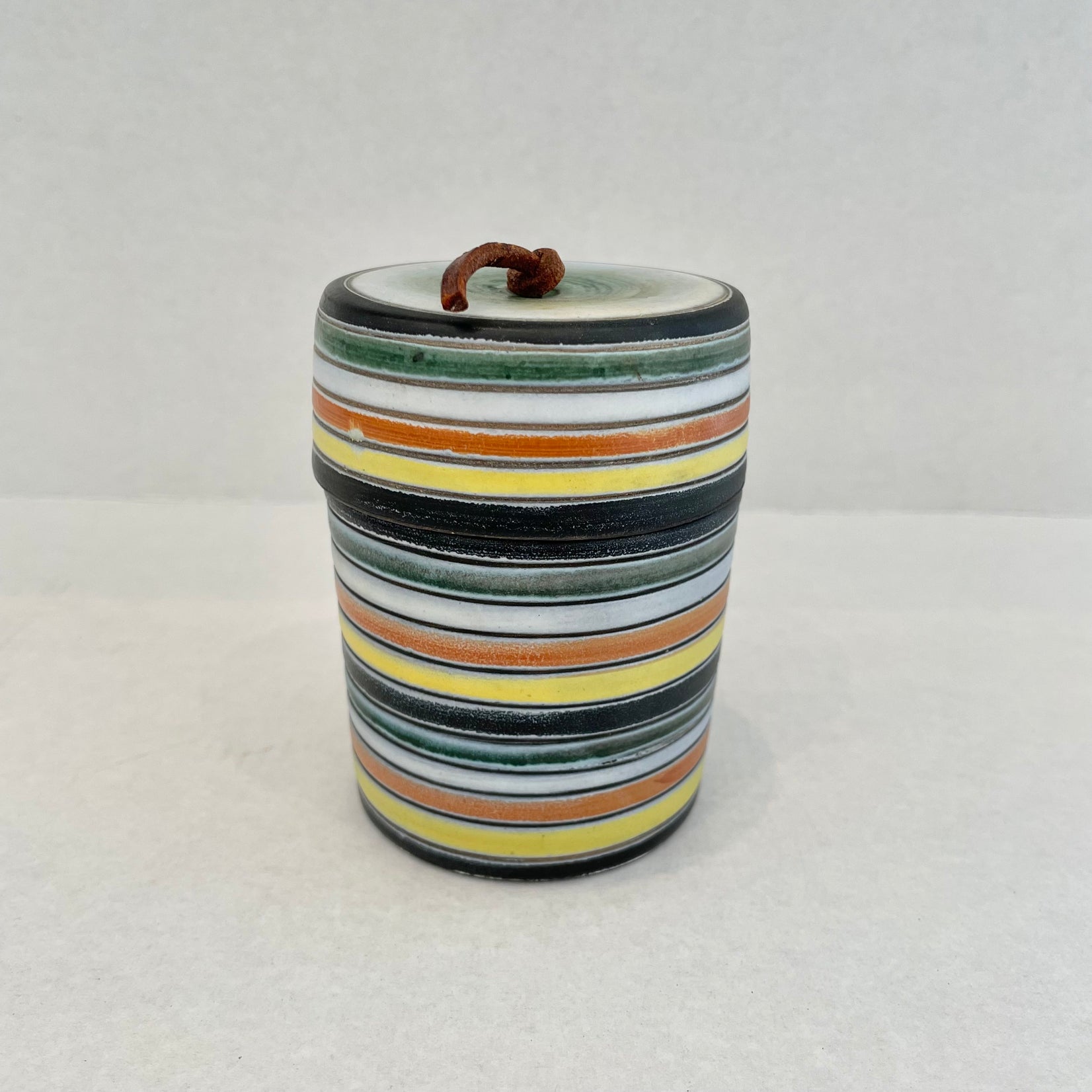 Raymor Ceramic Stash Jar, 1970s Italy