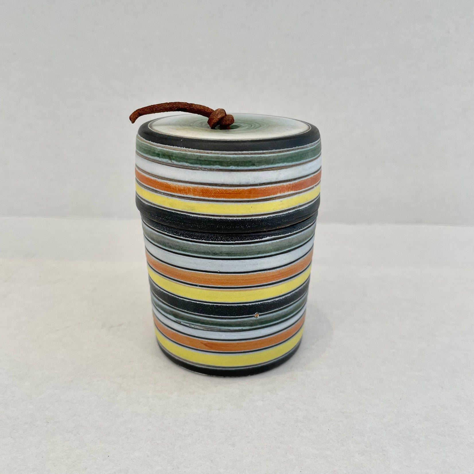 Raymor Ceramic Stash Jar, 1970s Italy