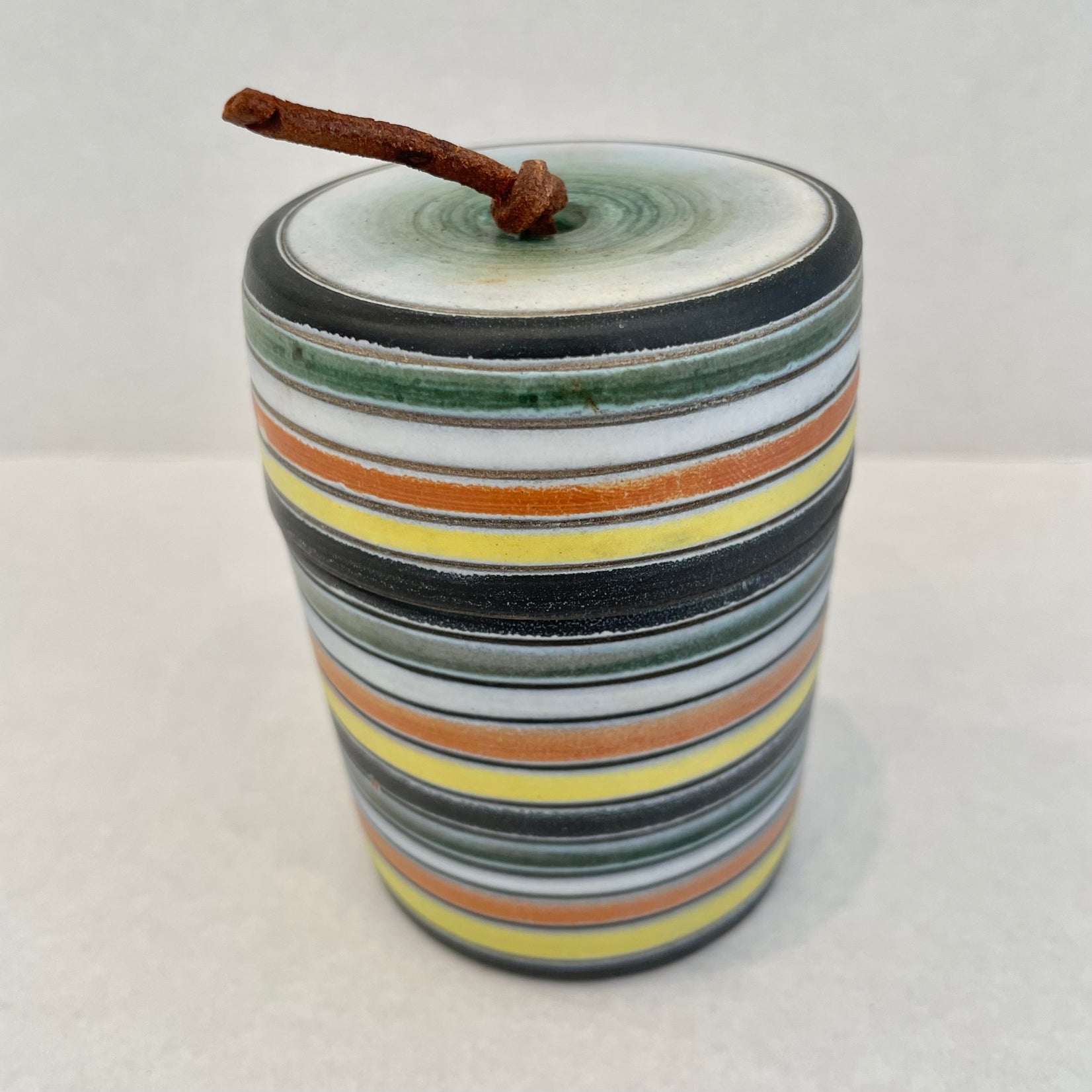 Raymor Ceramic Stash Jar, 1970s Italy