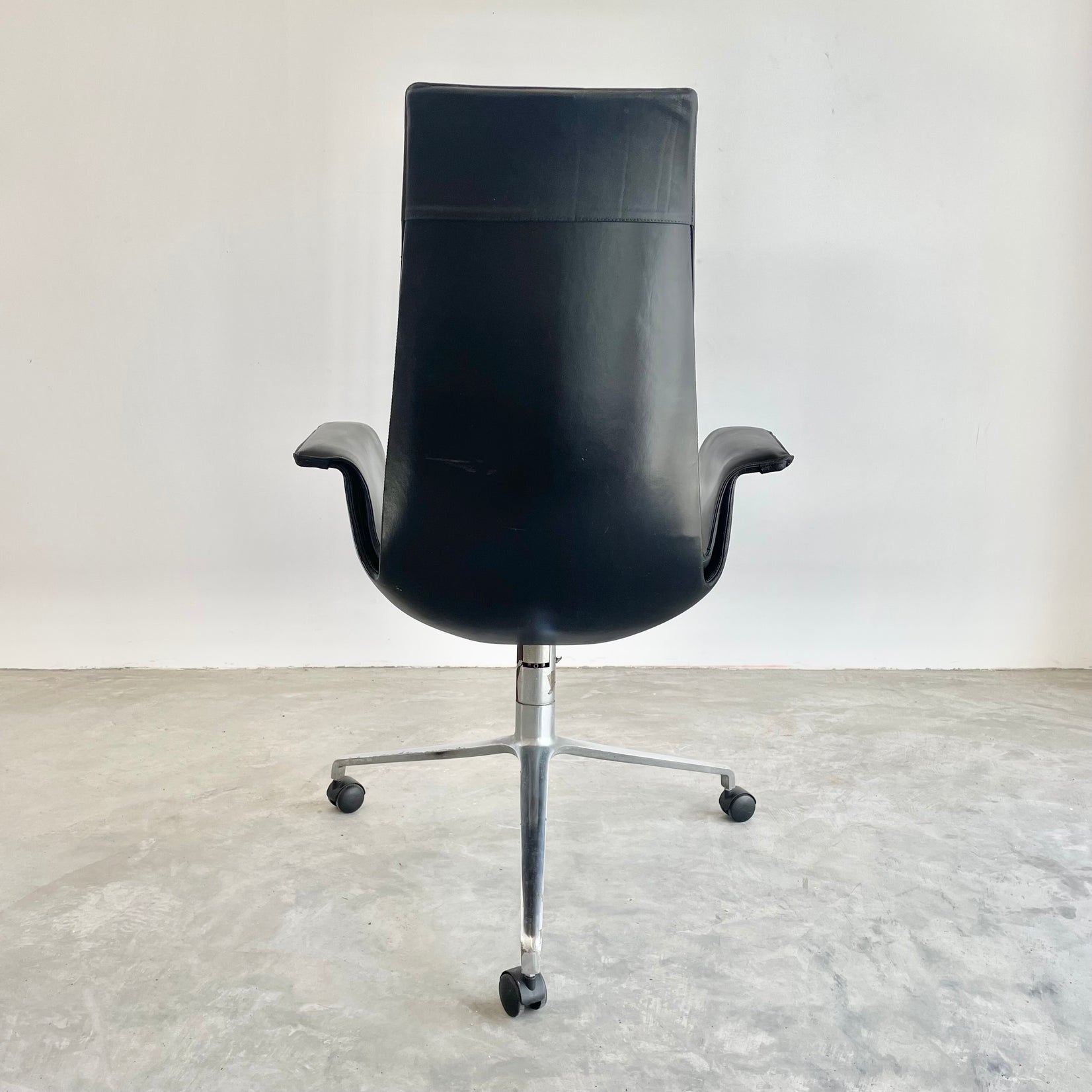 Fabricius Kastholm Leather 'Bird' Chairs
