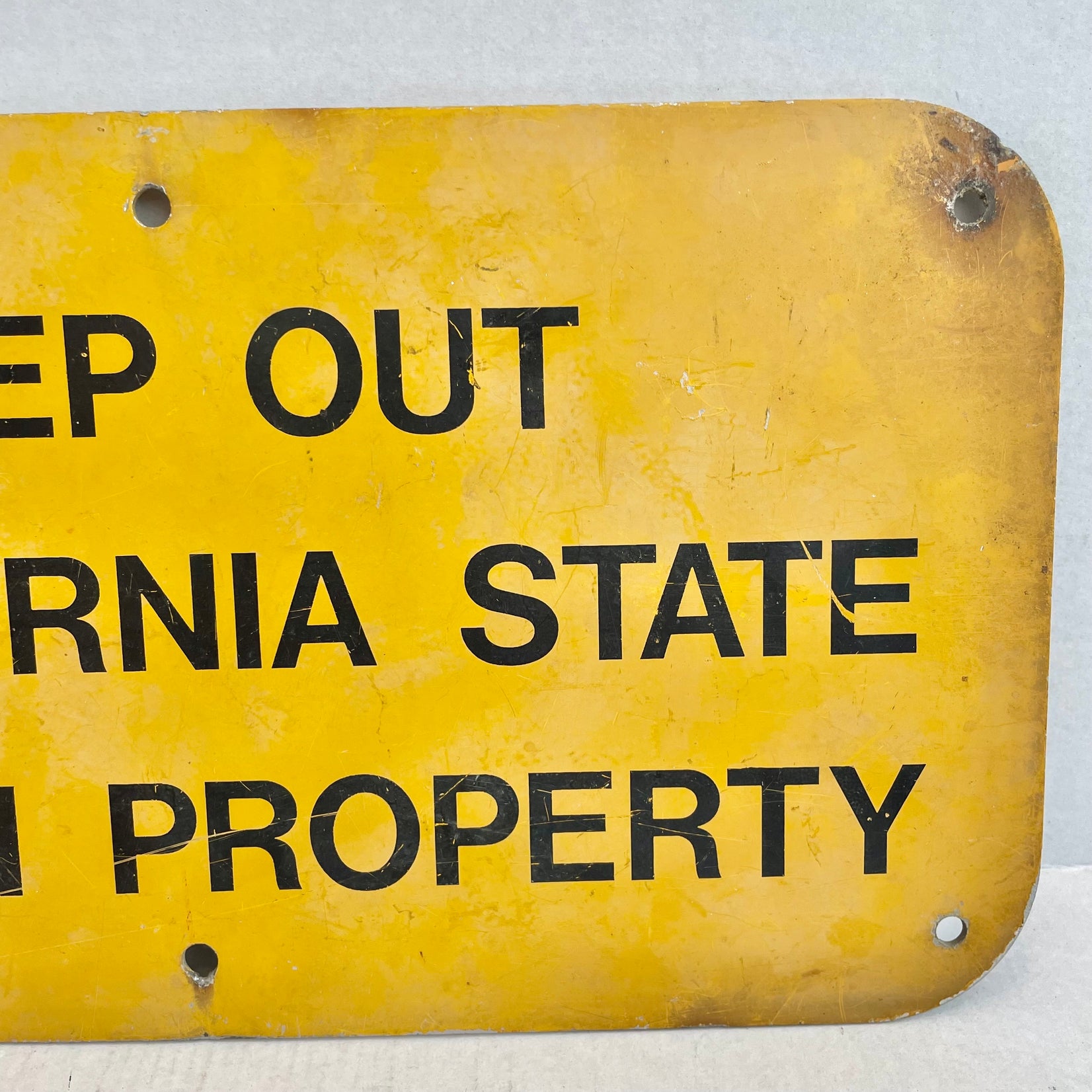 1960s California Prison Sign