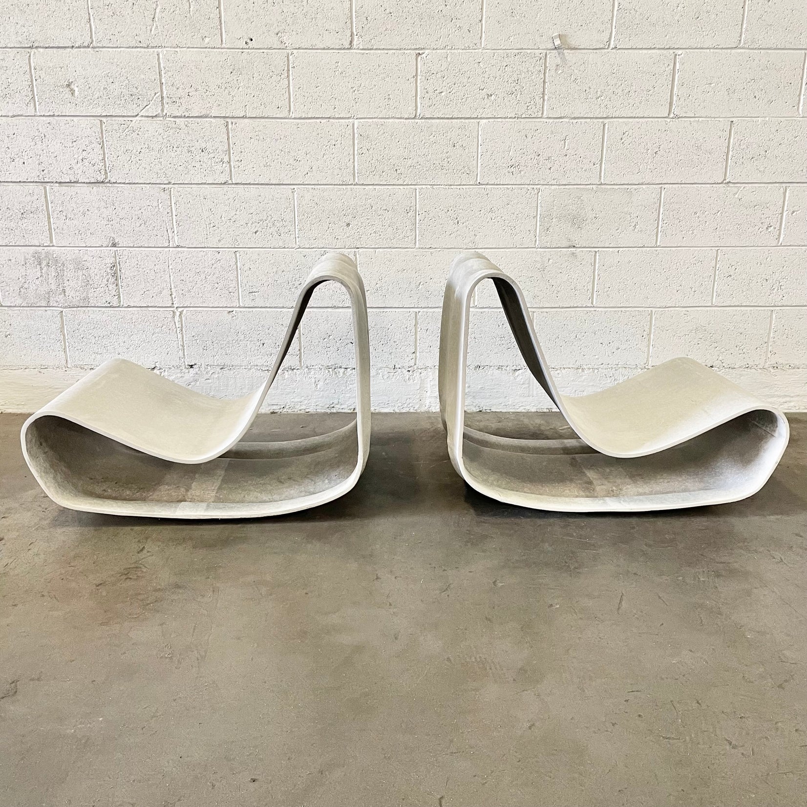 Pair of Willy Guhl Loop Chairs - New Production, Switzerland