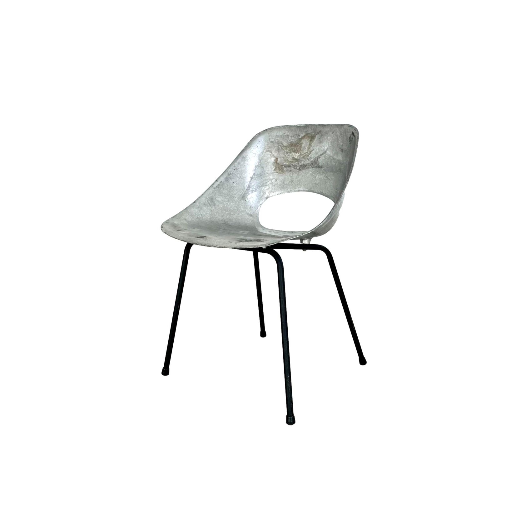 Cast Aluminum Chair by Pierre Guariche