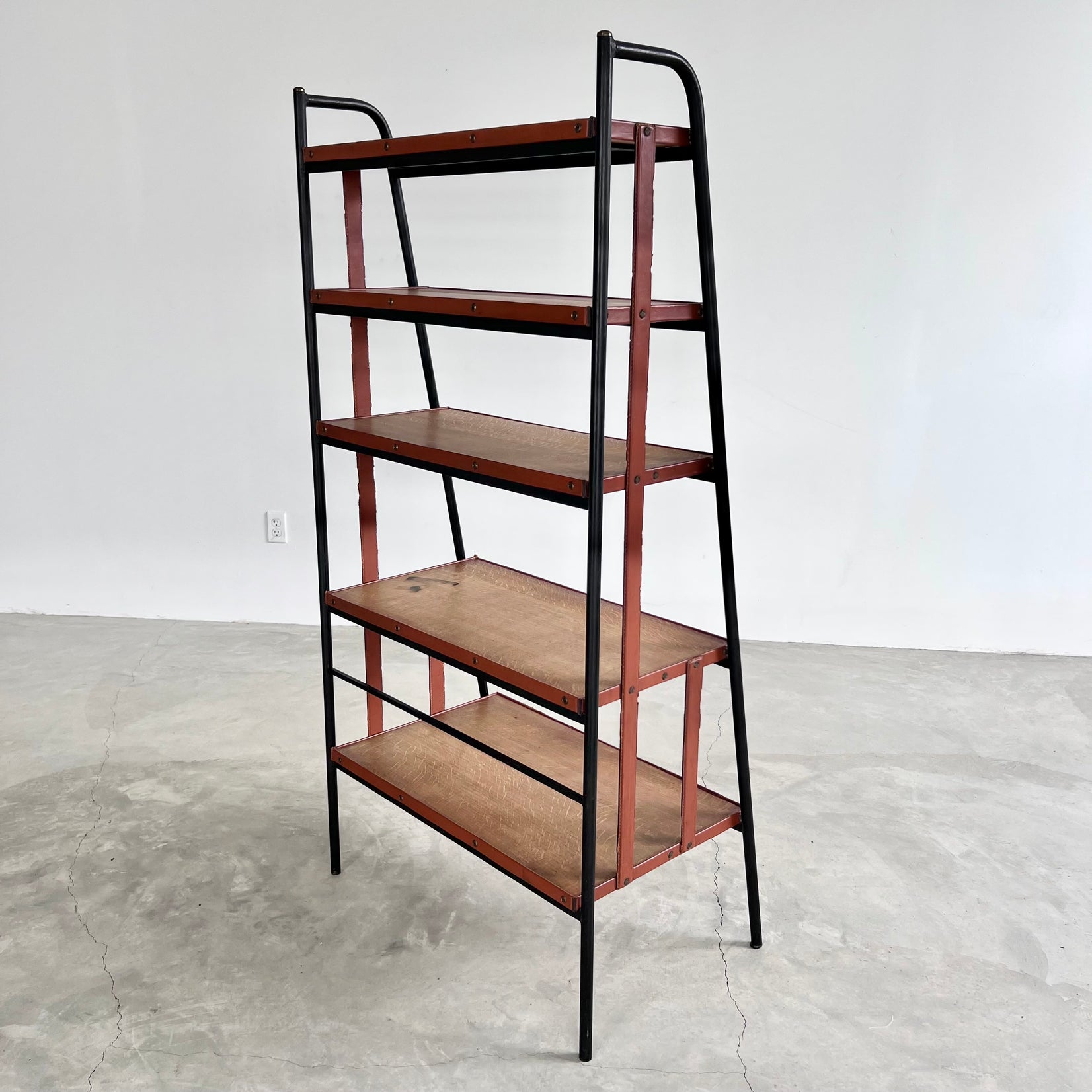 Jacques Adnet Bookcase, 1950s France
