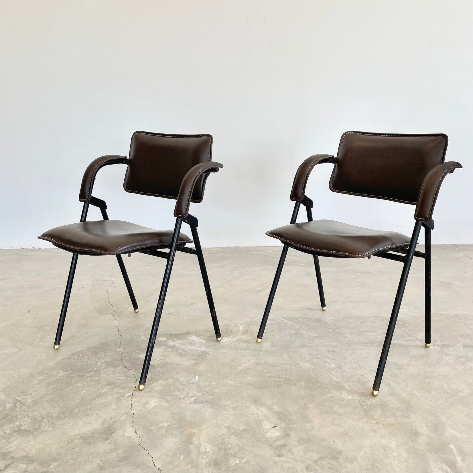 Jacques Adnet Armchair, 1950s France
