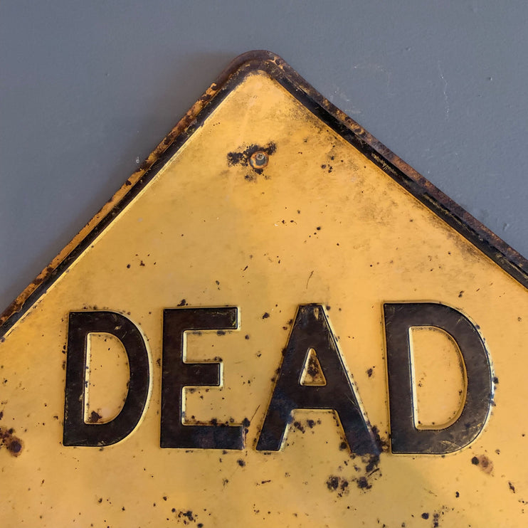 Los Angeles 'DEAD END' Embossed Street Sign