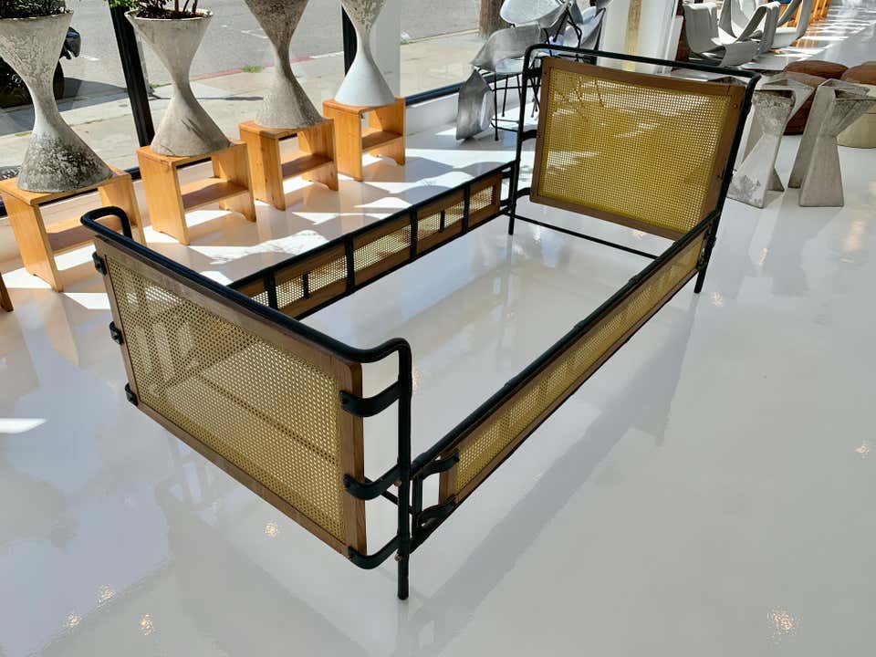 Jacques Adnet Leather Daybed, 1950s France