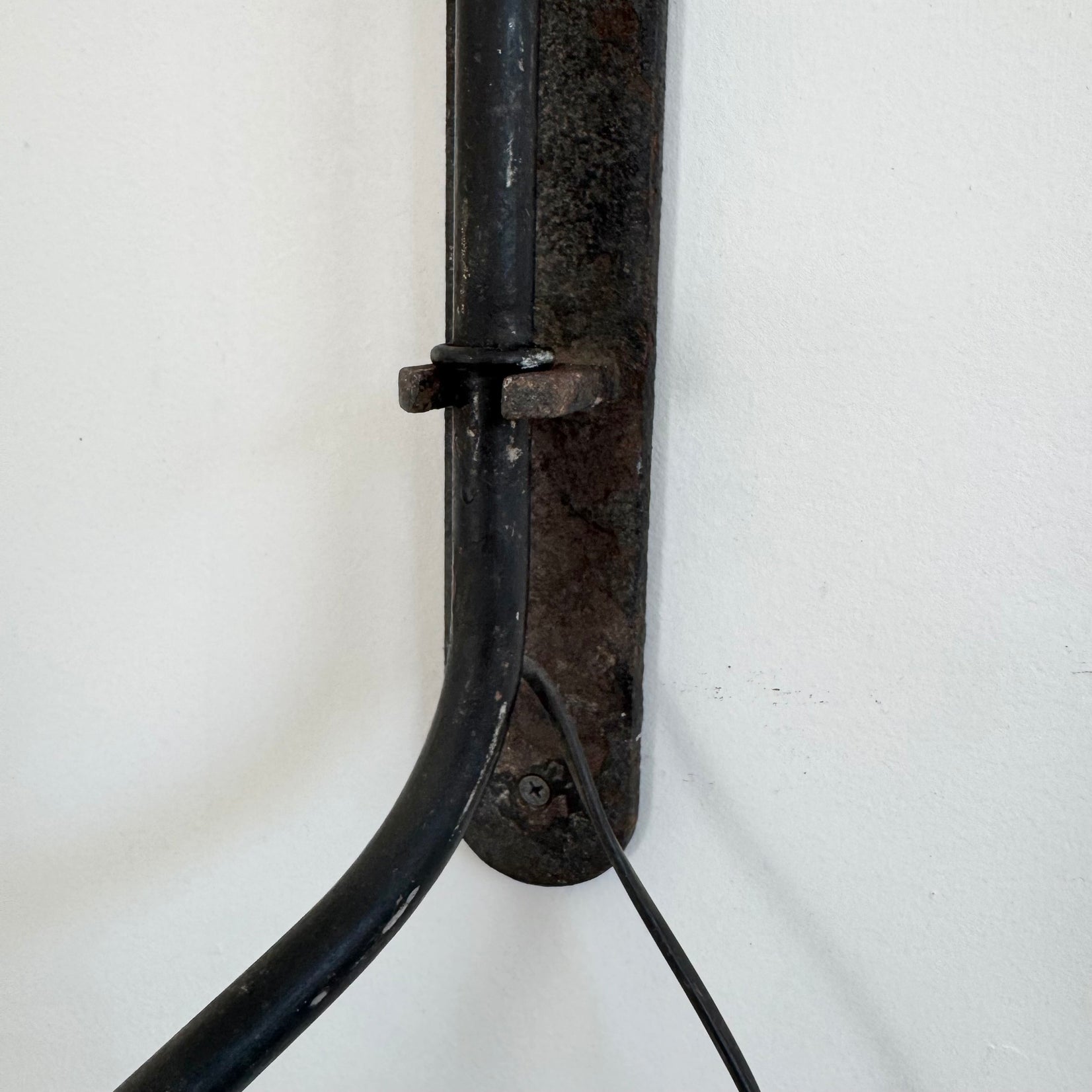 Jean Prouvé Style 'Potence' Swing-Arm Wall Lamp, 1950s France