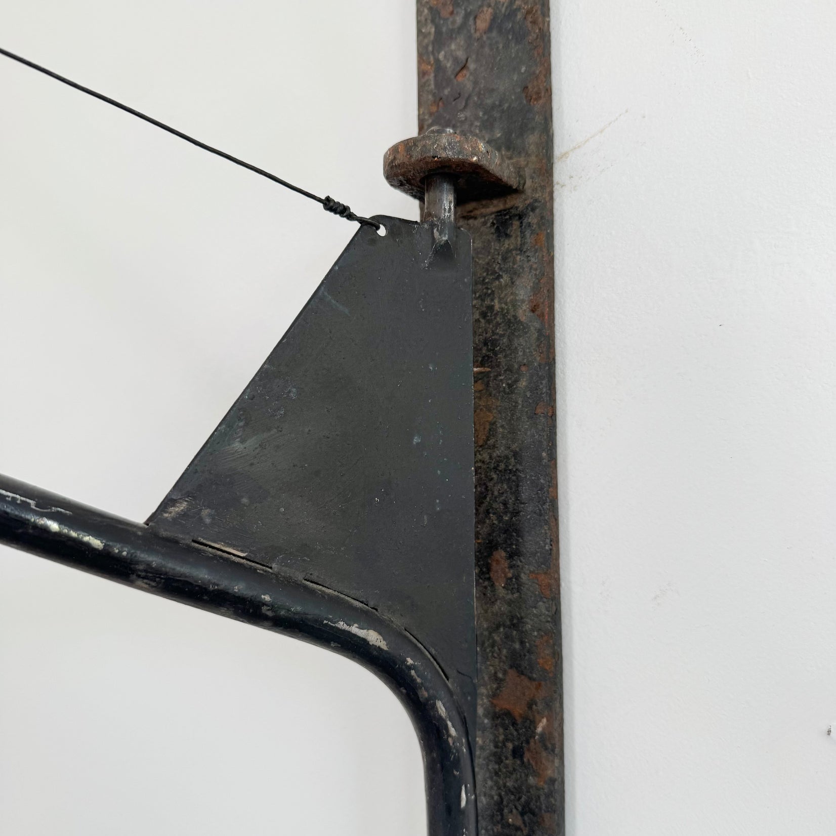 Jean Prouvé Style 'Potence' Swing-Arm Wall Lamp, 1950s France