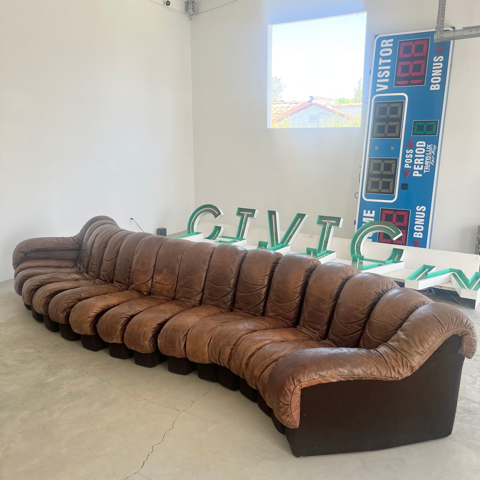 De Sede DS-600 Non-Stop Sofa with 16 Elements