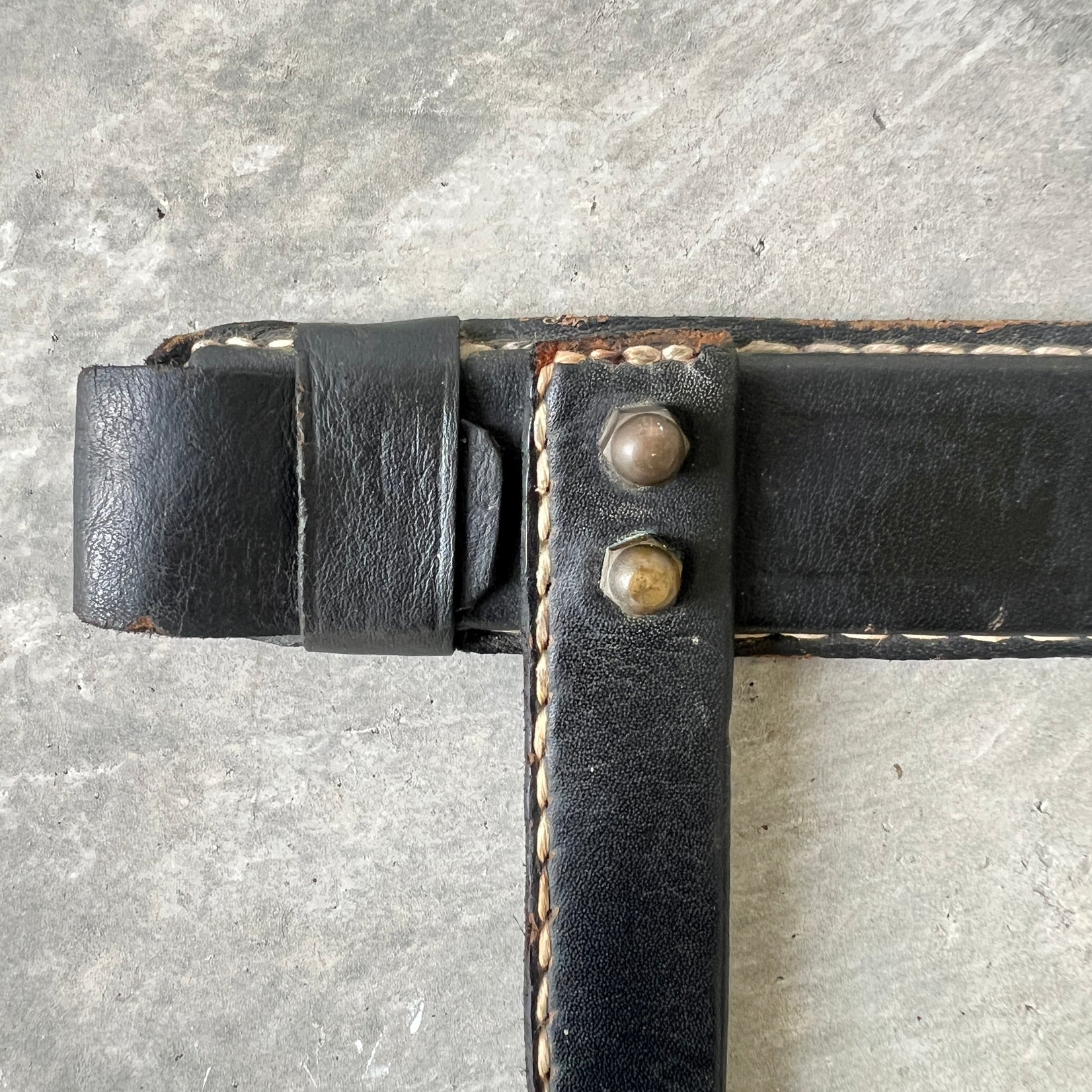 Leather Horseshoe Coat Rack