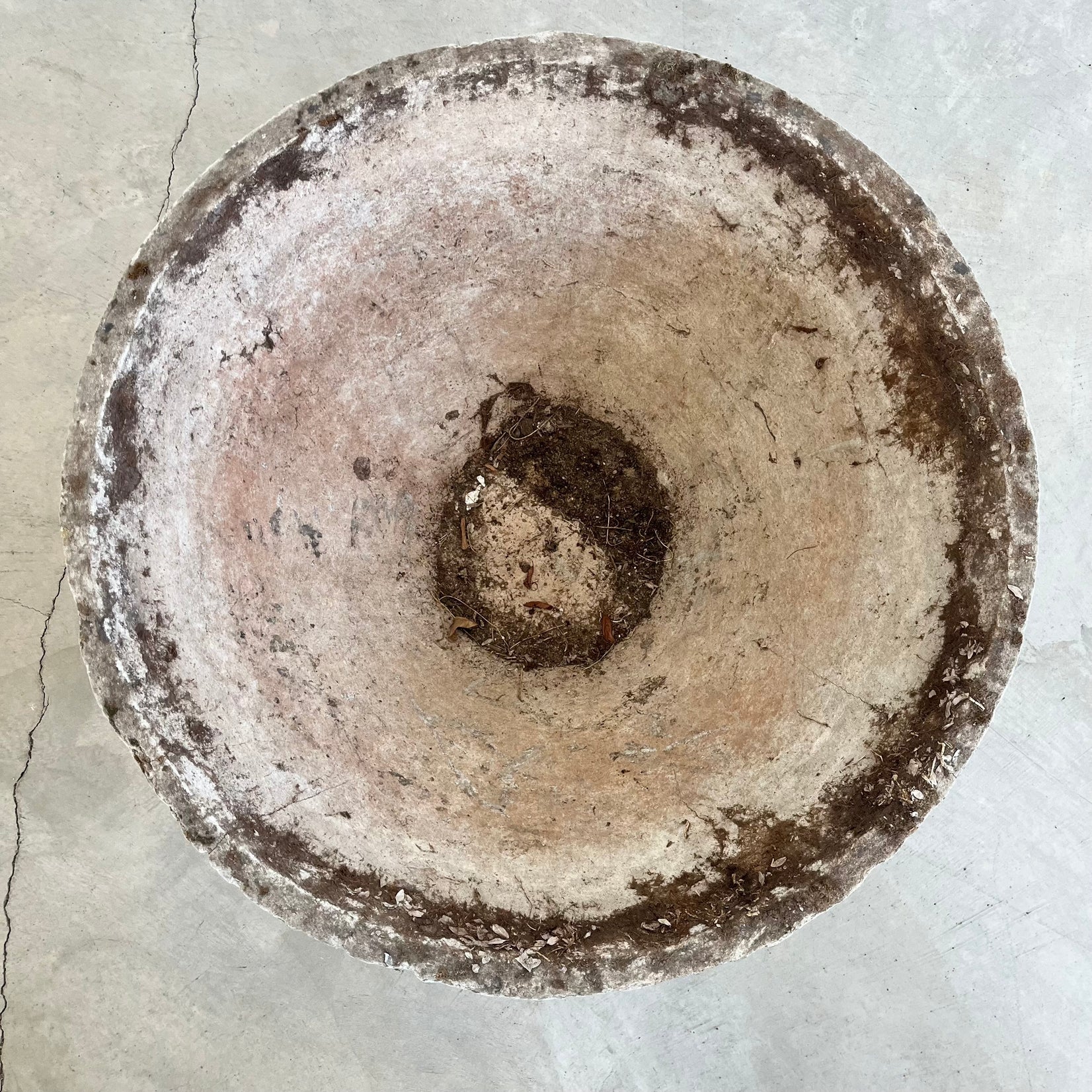 Willy Guhl Concrete Cone Flower Pot, 1960s Switzerland