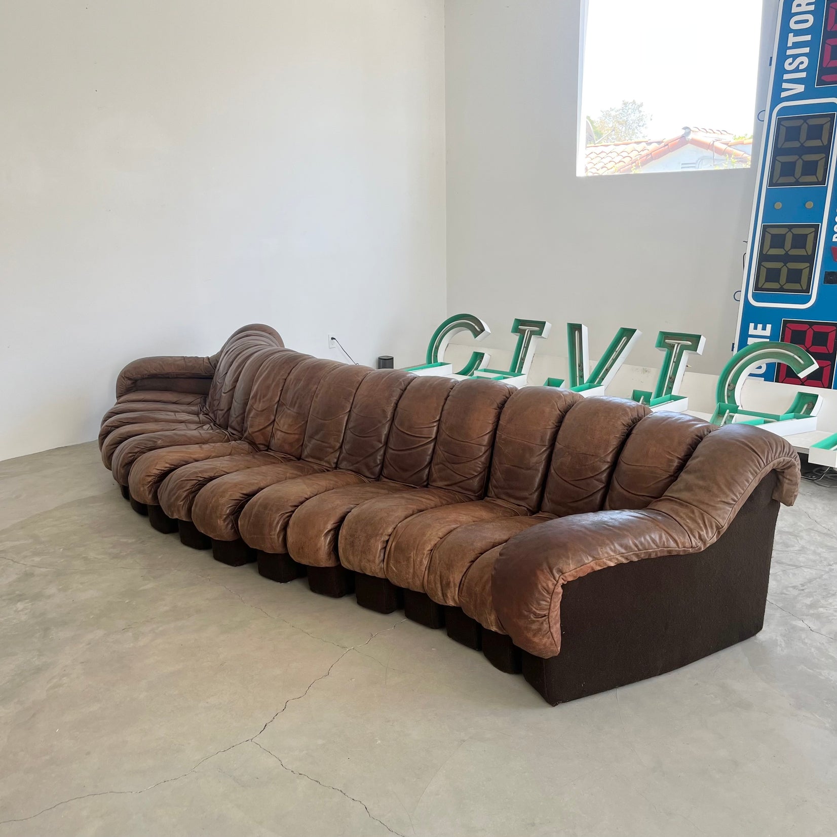 De Sede DS-600 Non-Stop Sofa with 16 Elements