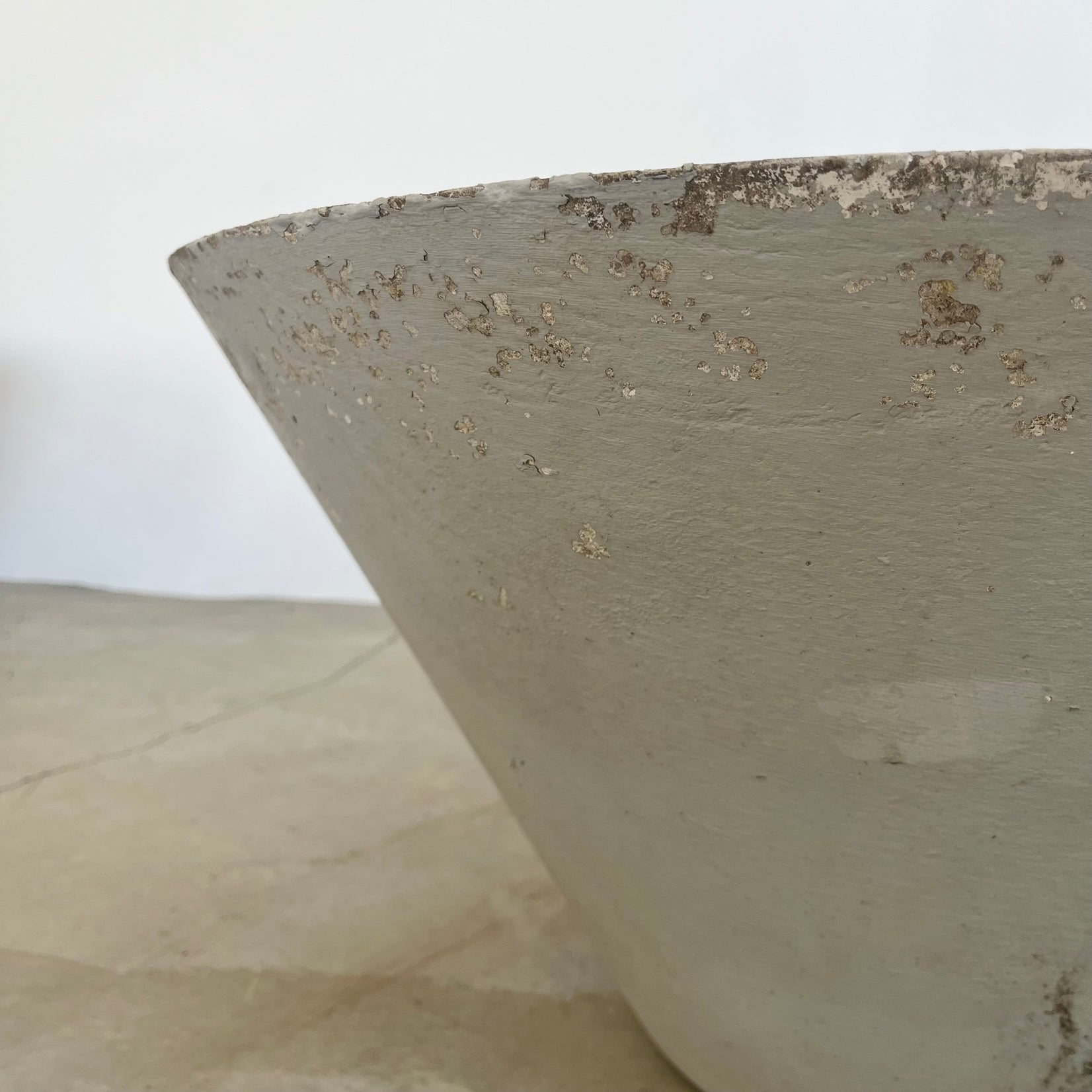 Willy Guhl Concrete Cone Flower Pot, 1960s Switzerland