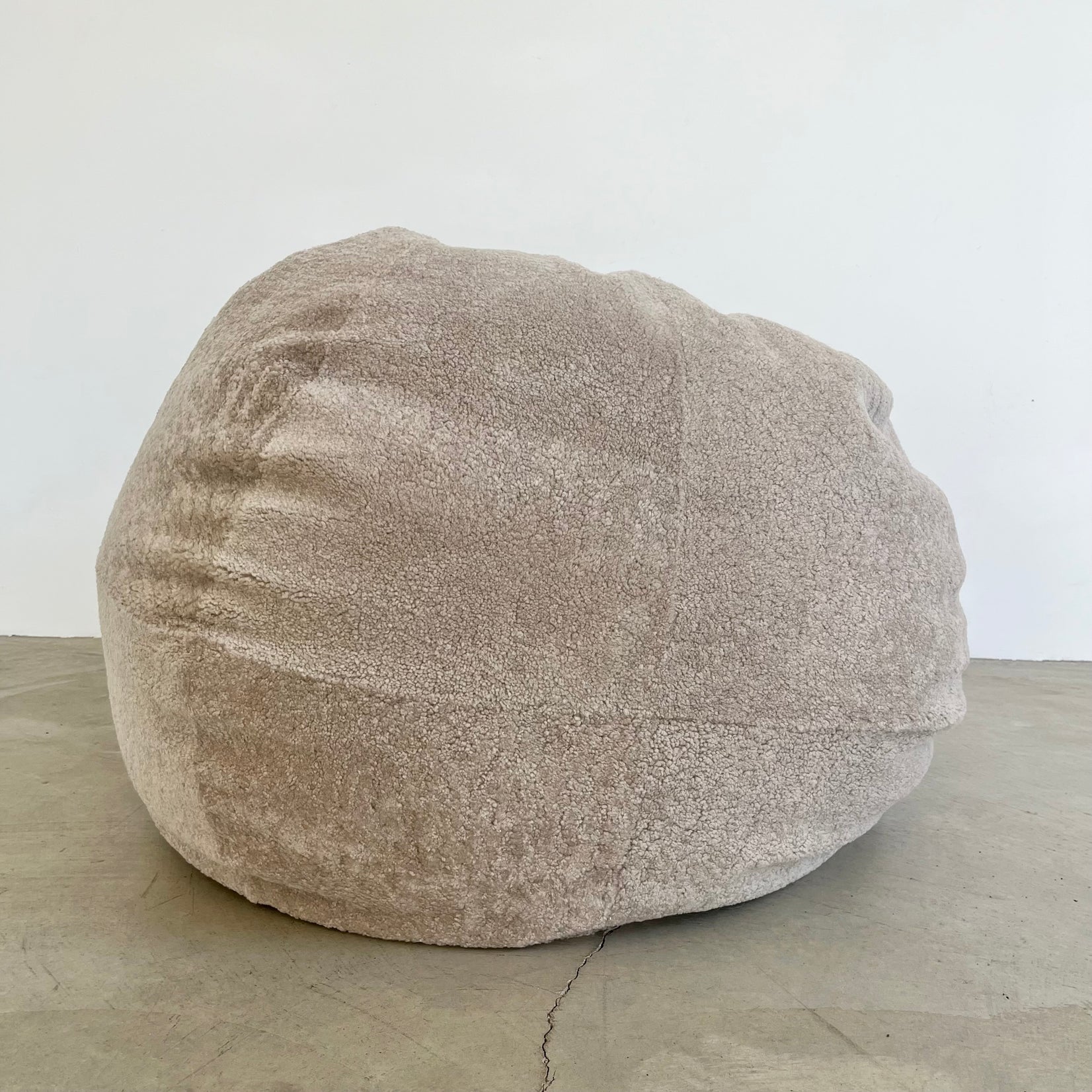 Tan Shearling Bean Bag by MERIT Los Angeles, 2026