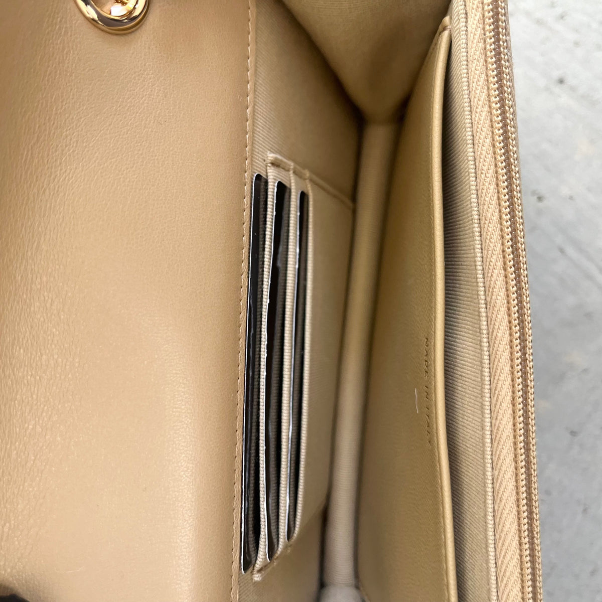 Quilted Lambskin Flap Bag