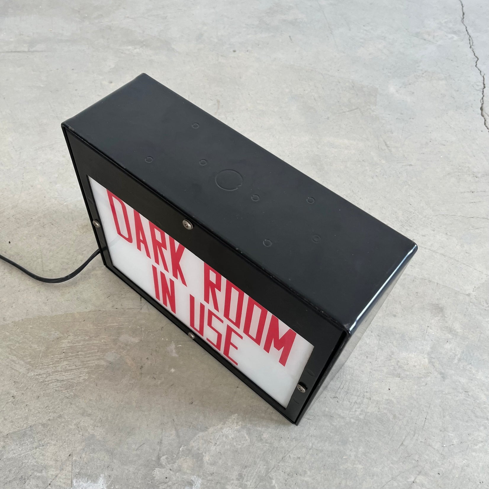 "Dark Room In Use" Illuminated Sign