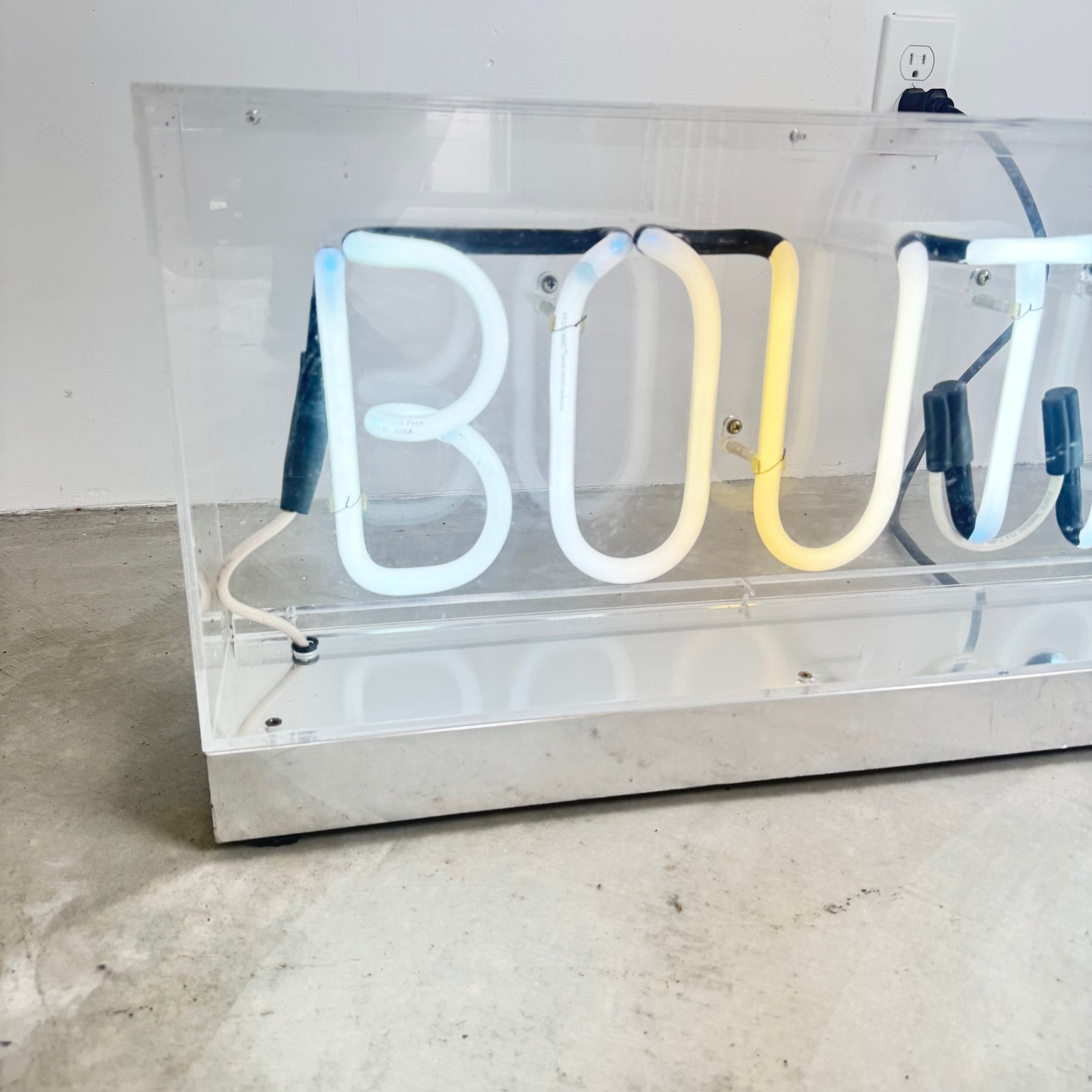 Neon Boutique Sign