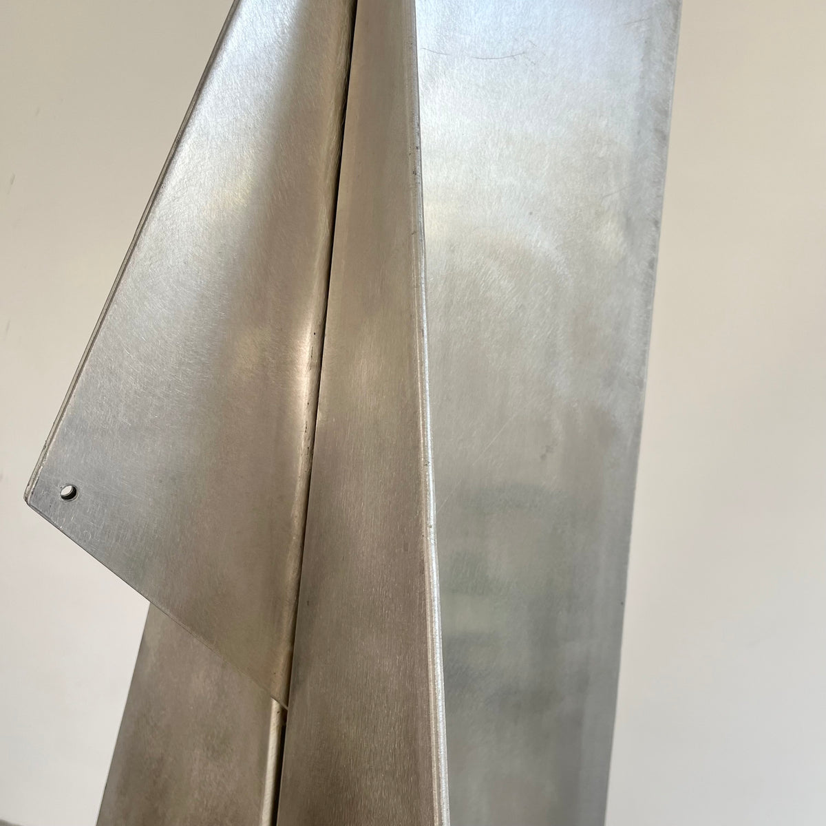 Monumental Sculptural Aluminum Paper Airplane