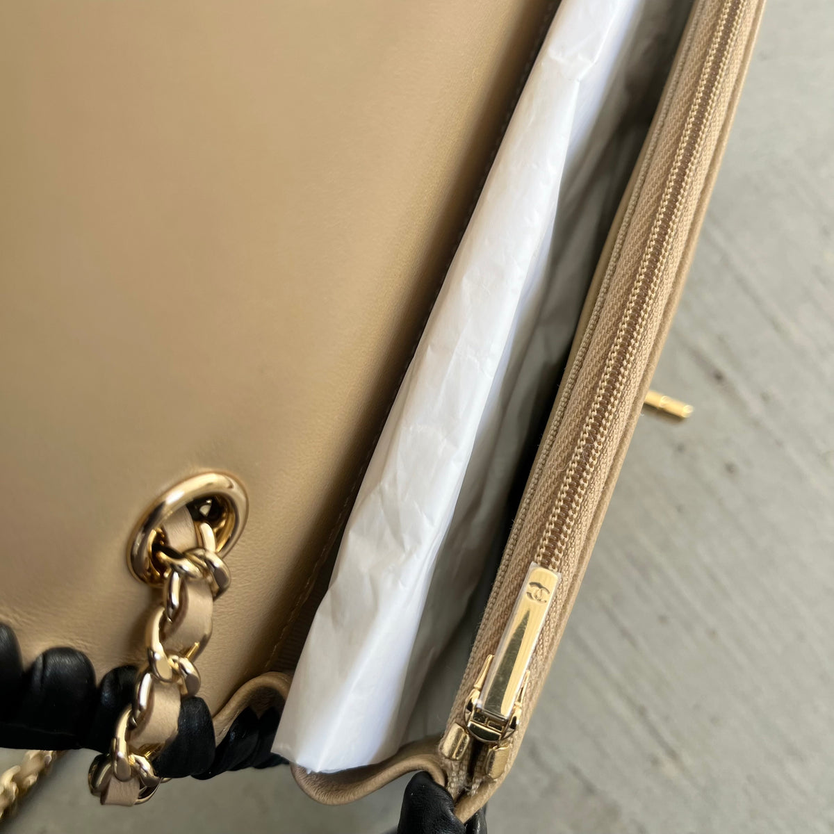 Quilted Lambskin Flap Bag