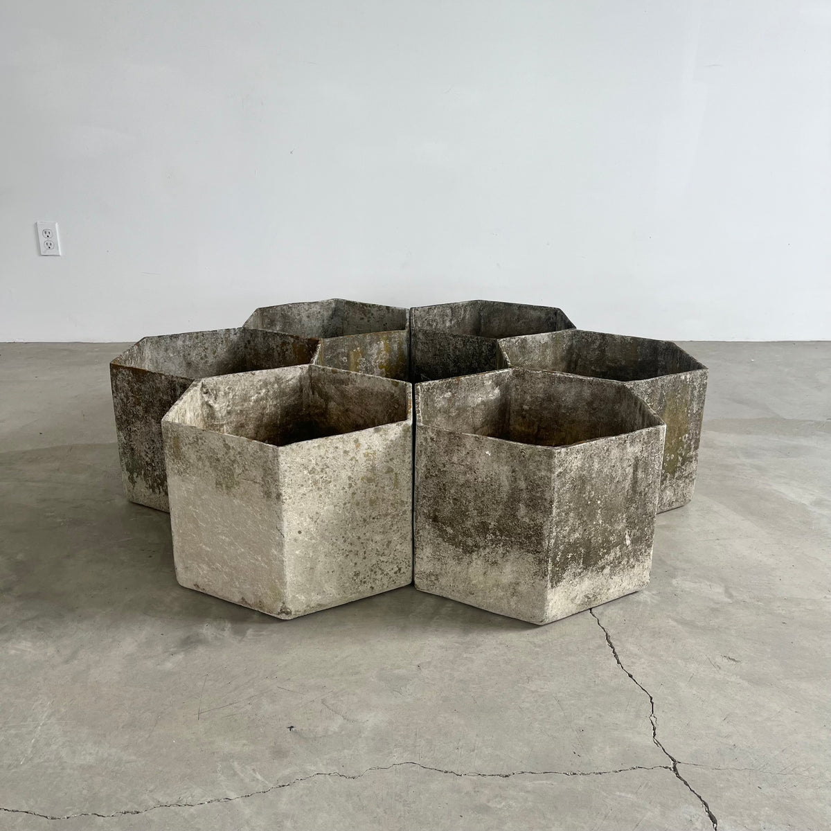 Hexagonal Fibercement Planters