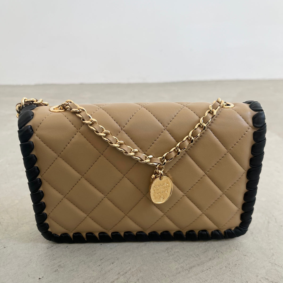 Quilted Lambskin Flap Bag