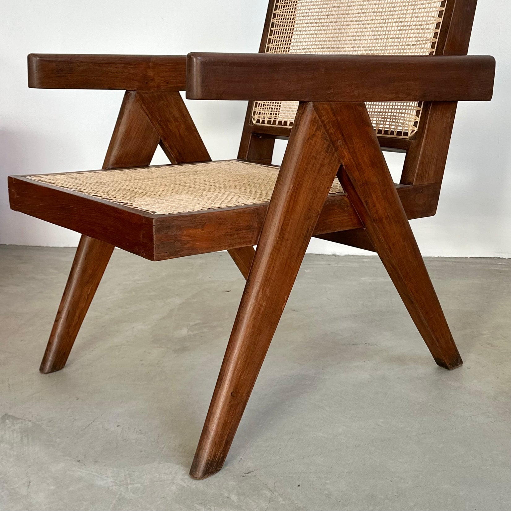 Pair of Pierre Jeanneret Easy Chairs, 1950s Chandigargh