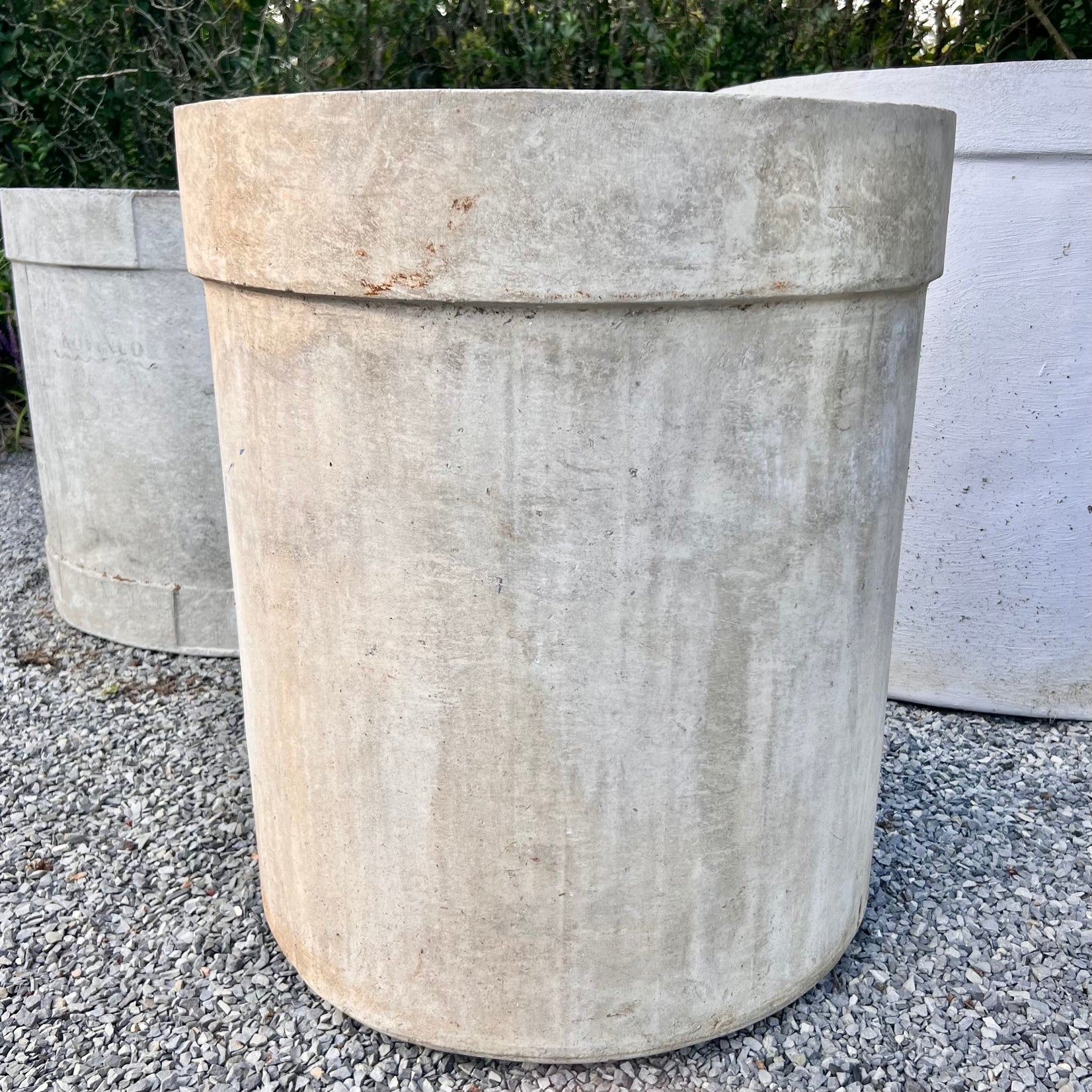 Monumental Cylindrical Concrete Tree Planter, 1960s Switzerland